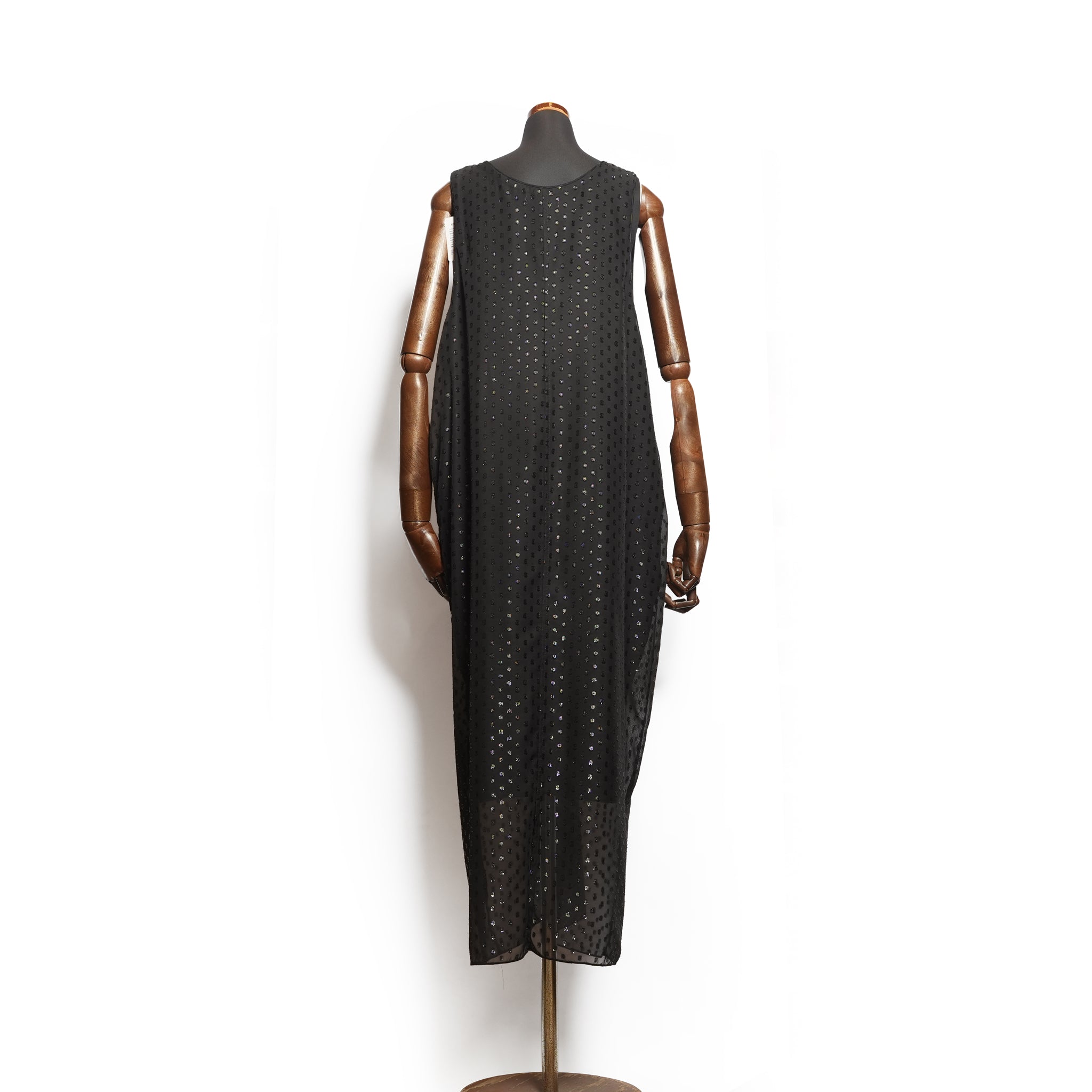 u neck cocoon dress – Blackdot | WHT26HOP4079_Blackdot | WHYTO