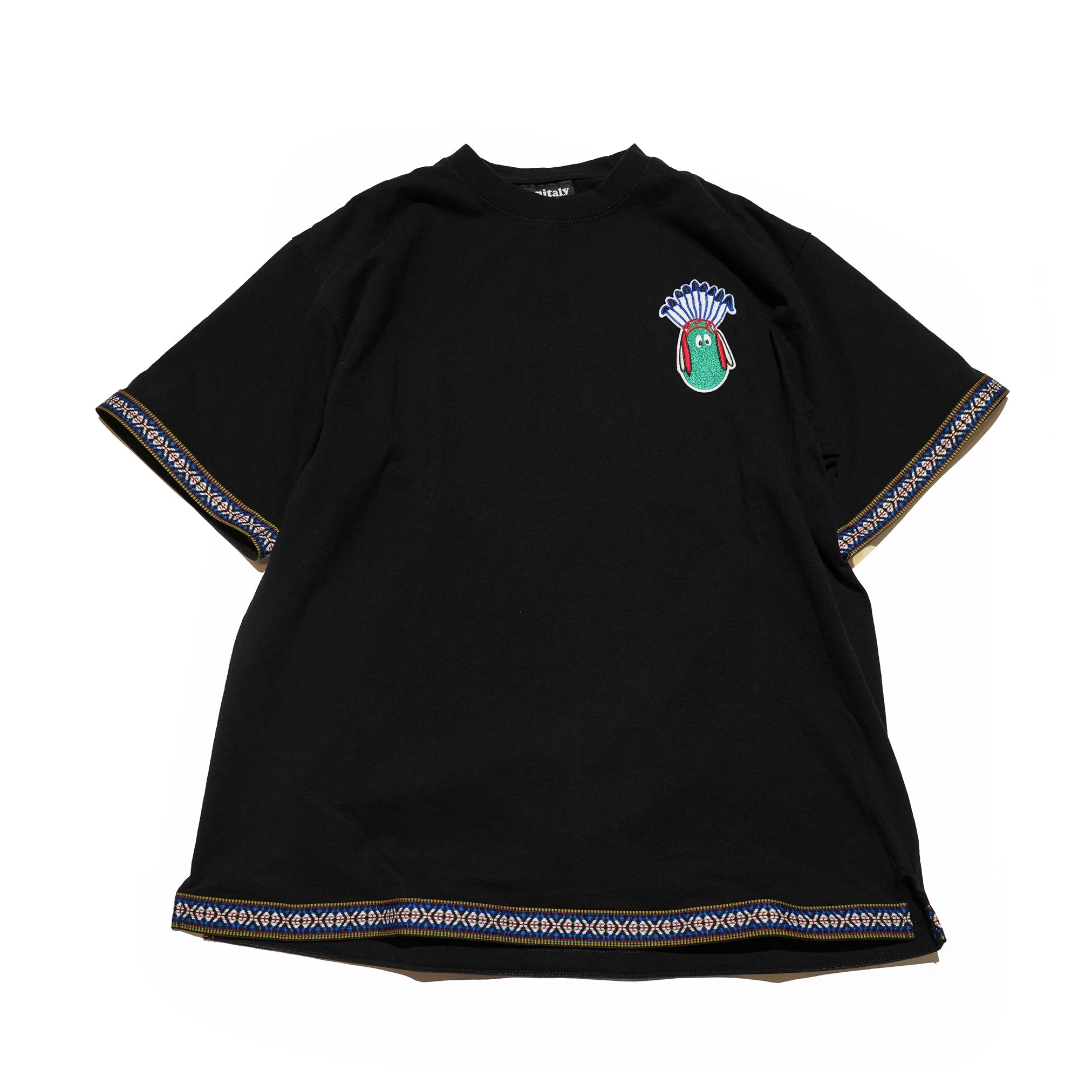 M31762-4 | Cinta Tee | Color:Black【MONITALY_モニタリー】【archive】