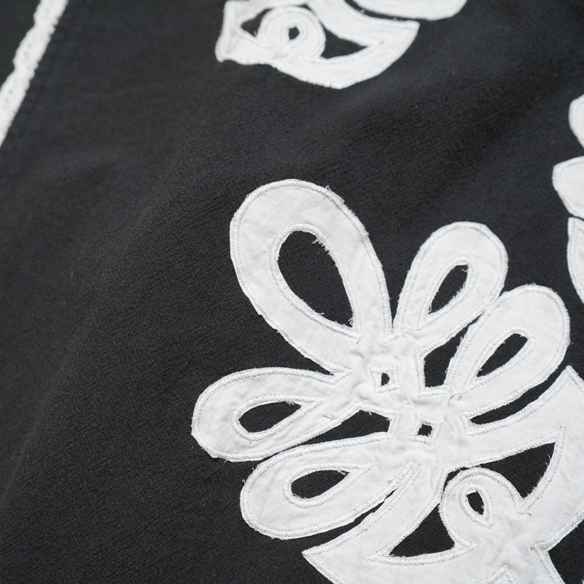 KAZAKHSTAN PATCHWORK EMB DRESS – Black | SARAMALLIKA