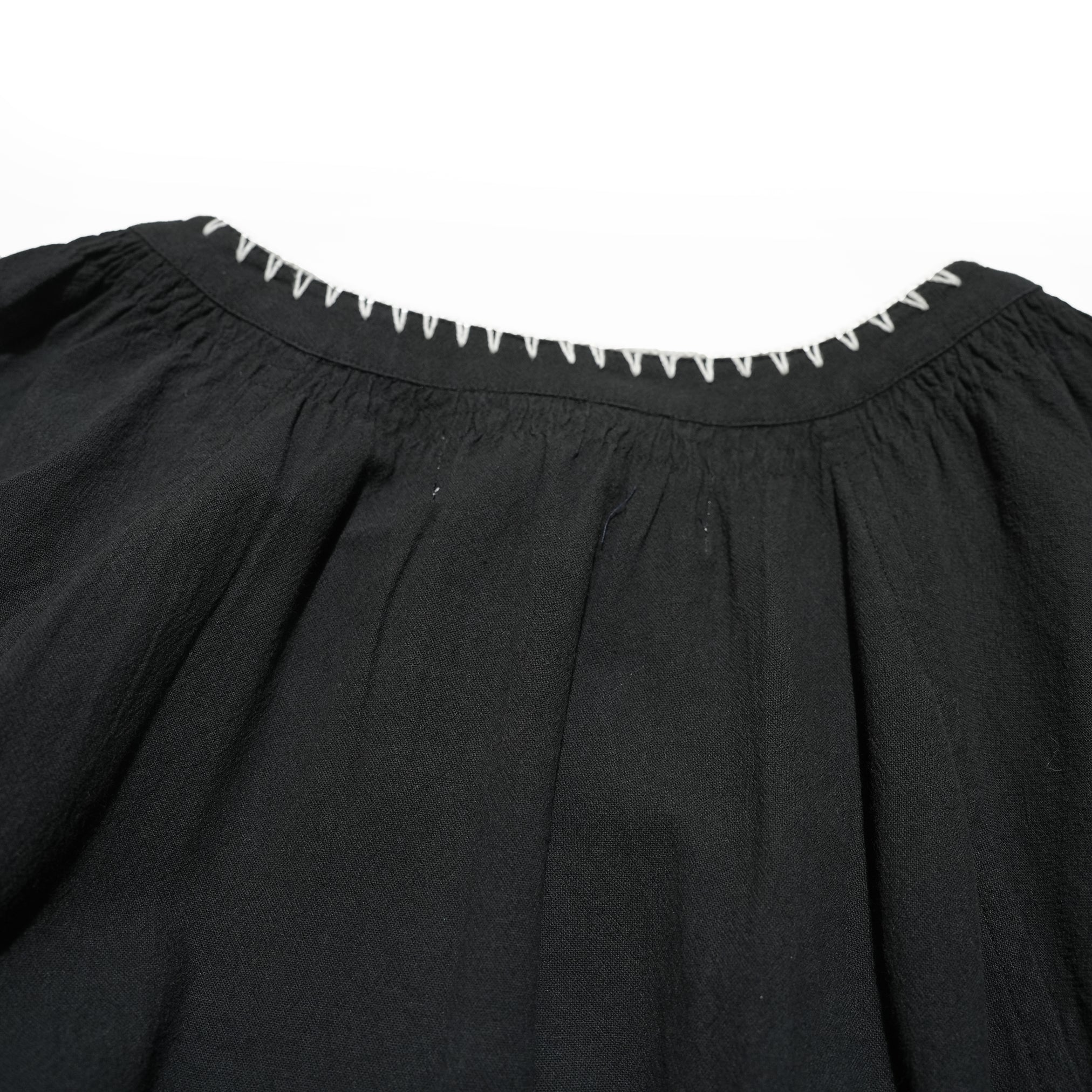 KAZAKHSTAN PATCHWORK EMB DRESS – Black | SARAMALLIKA