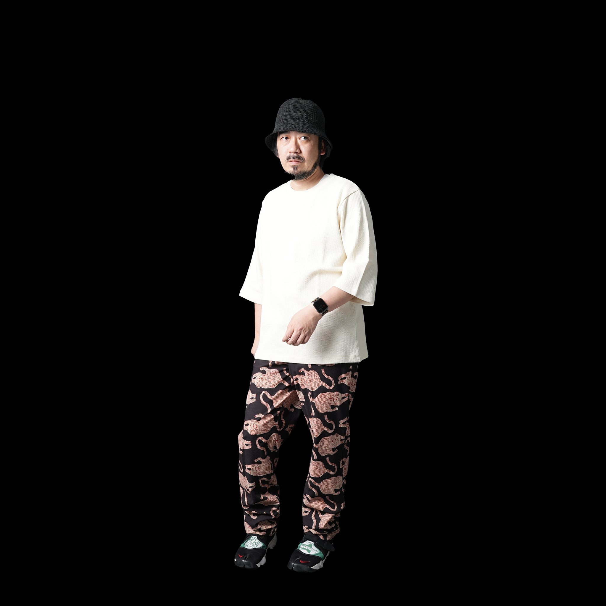 C2315907 | ANY TIME TEE | Color:01-Natural/02-Charcoal【NASNGWAM_ナスングワム】