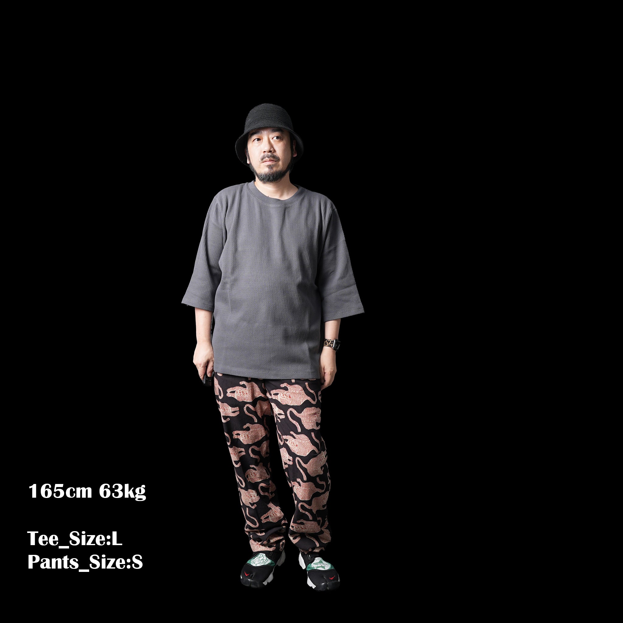 C2315907 | ANY TIME TEE | Color:01-Natural/02-Charcoal【NASNGWAM_ナスングワム】