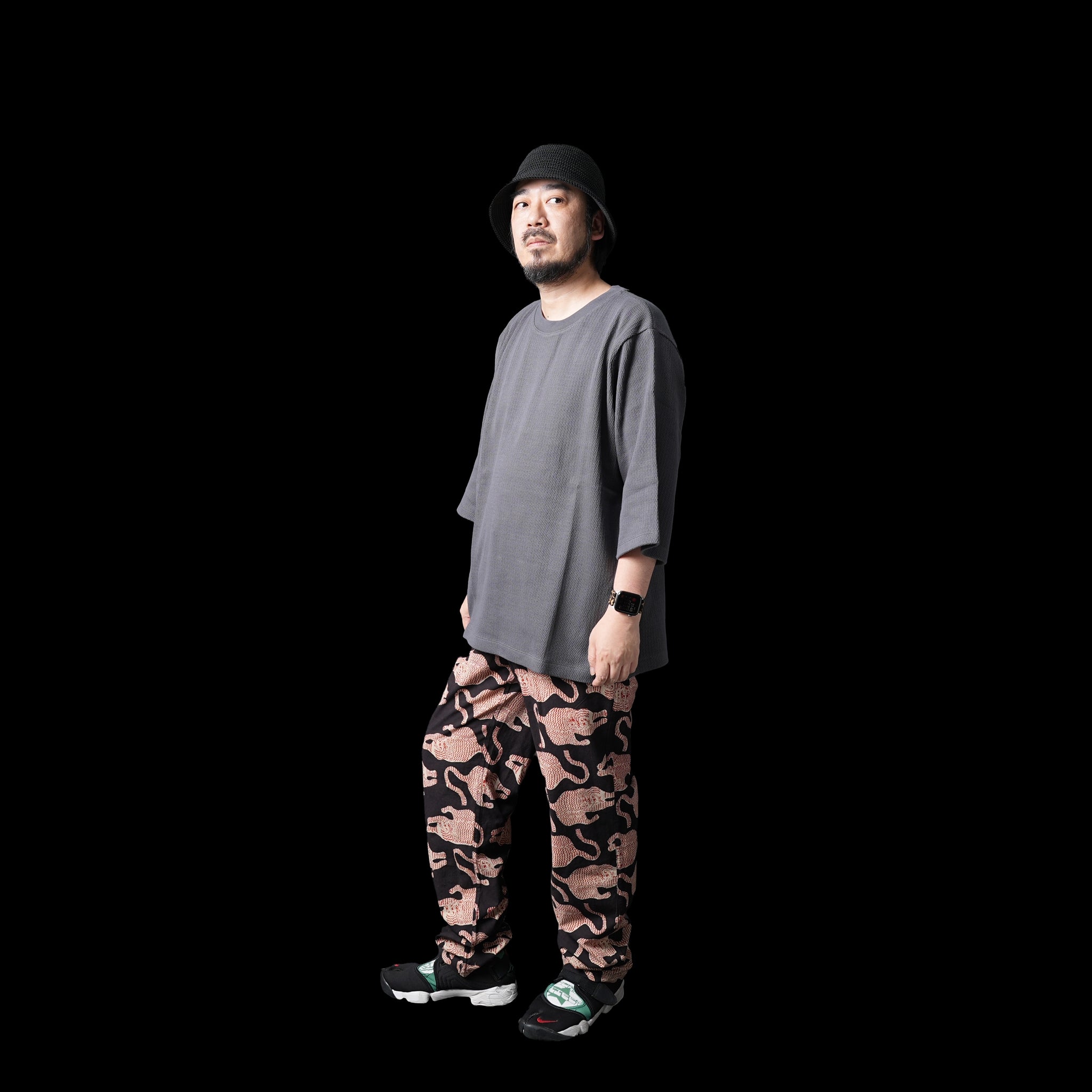 C2315907 | ANY TIME TEE | Color:01-Natural/02-Charcoal【NASNGWAM_ナスングワム】