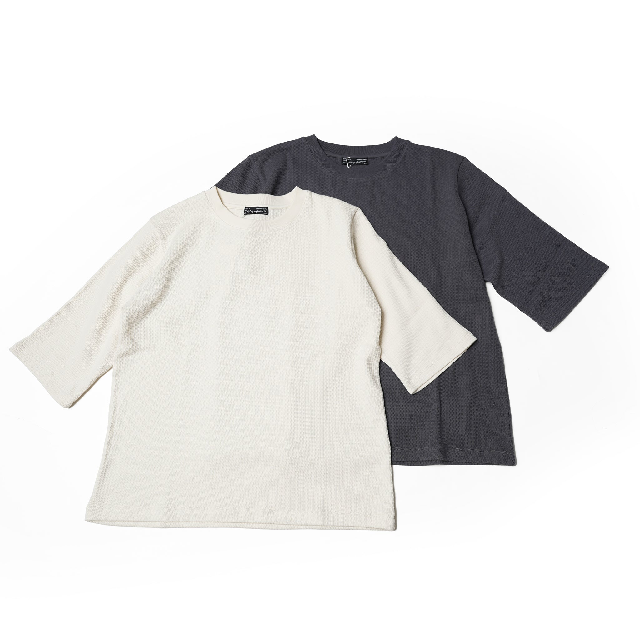 C2315907 | ANY TIME TEE | Color:01-Natural/02-Charcoal【NASNGWAM_ナスングワム】【ネコポス選択可能】