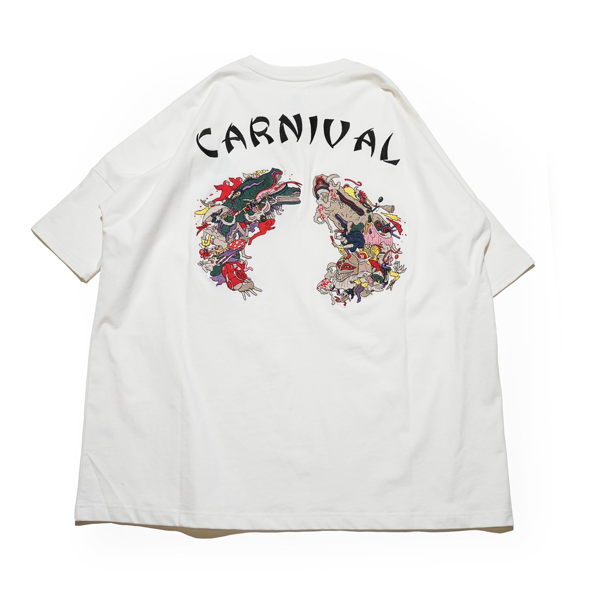 SF24SS-11A | UTAGE Embroi Big Tee | Color:White【STOF_ストフ】【archive】