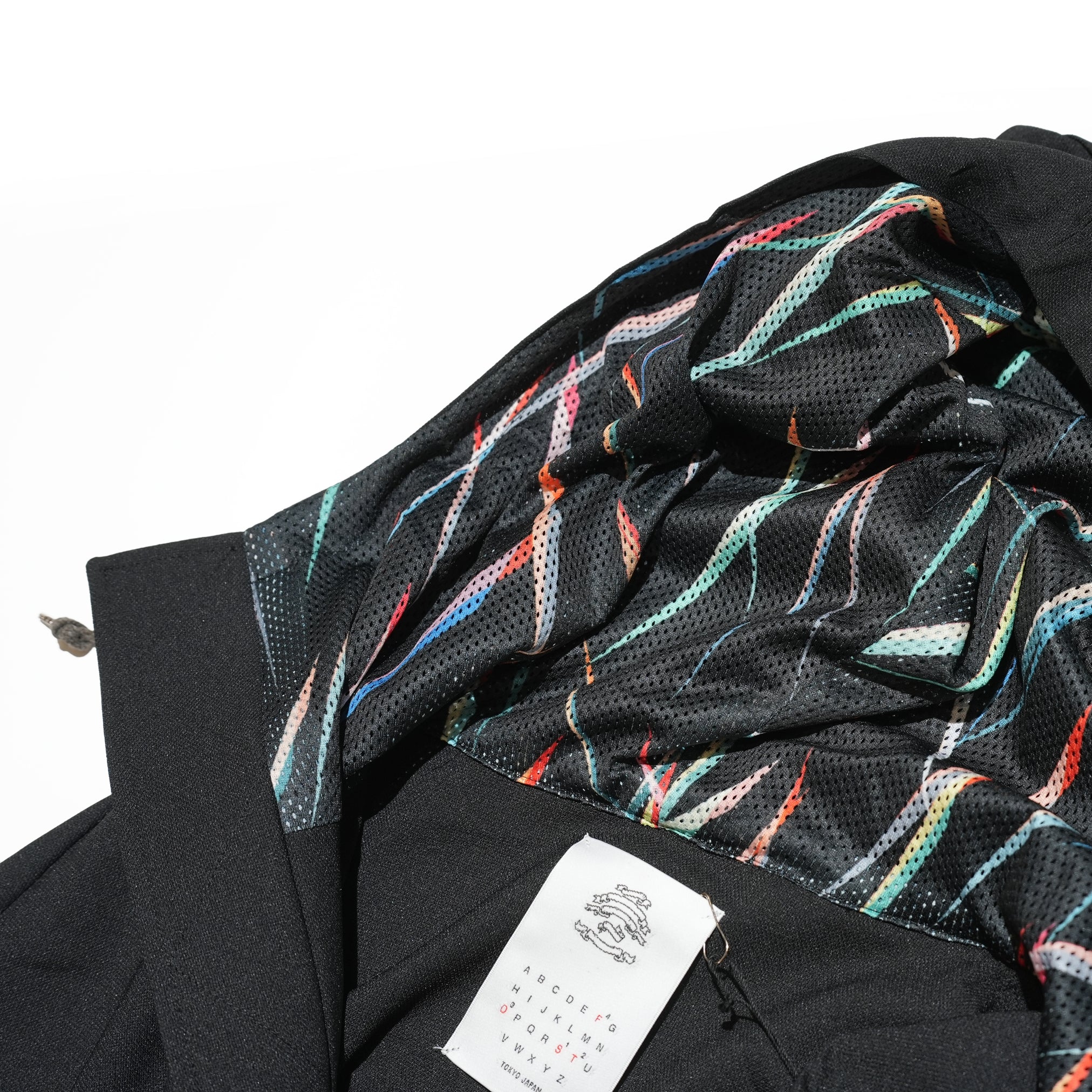 SF24SS-14B | Reflax(R) Happi Poncho Hoodie | Color:Black【STOF_ストフ】【archive】