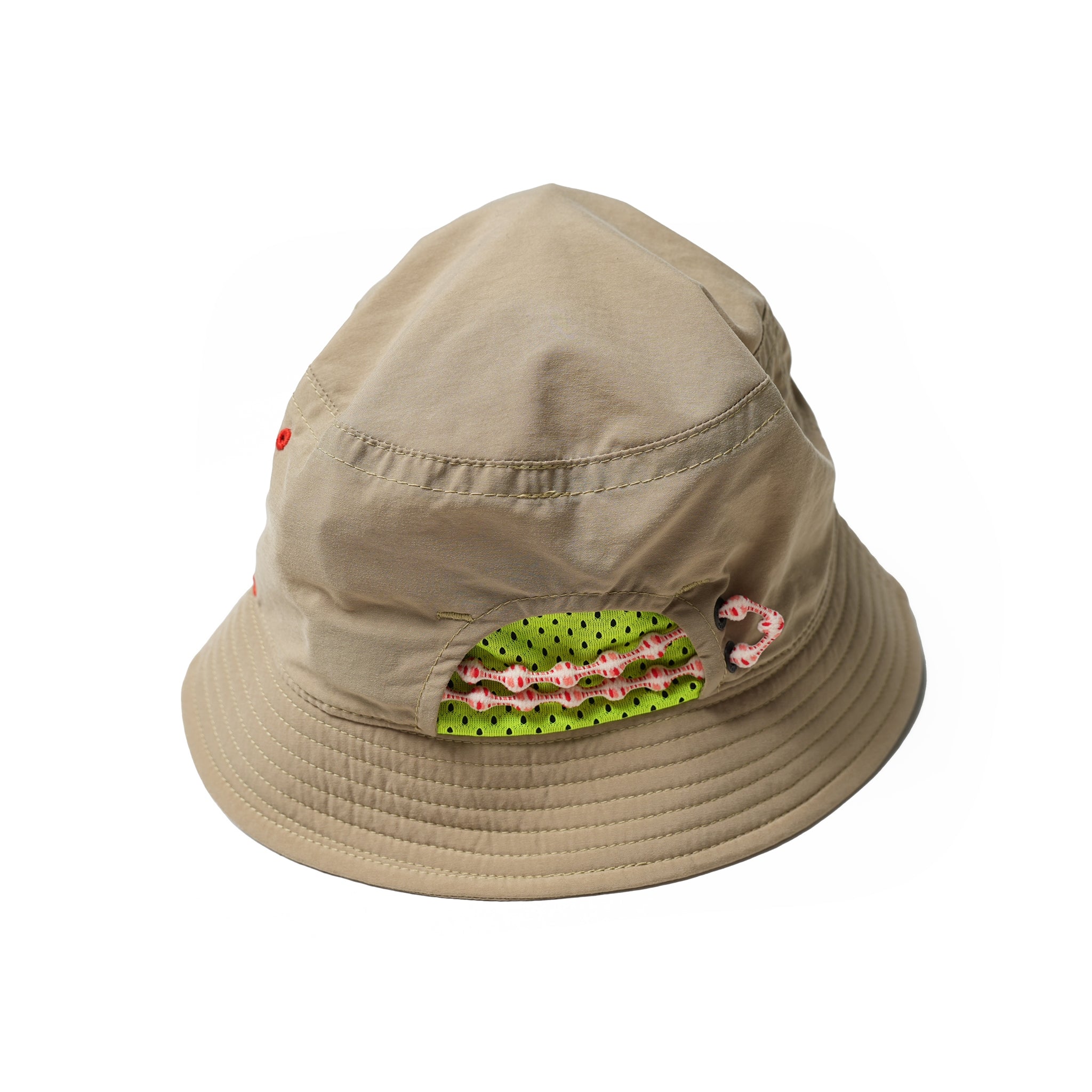 No:ST- CTP02 | Name:Caterpp Bucket Hat | Color:Black*Neon/Camel*Sakura【STOF_ストフ】