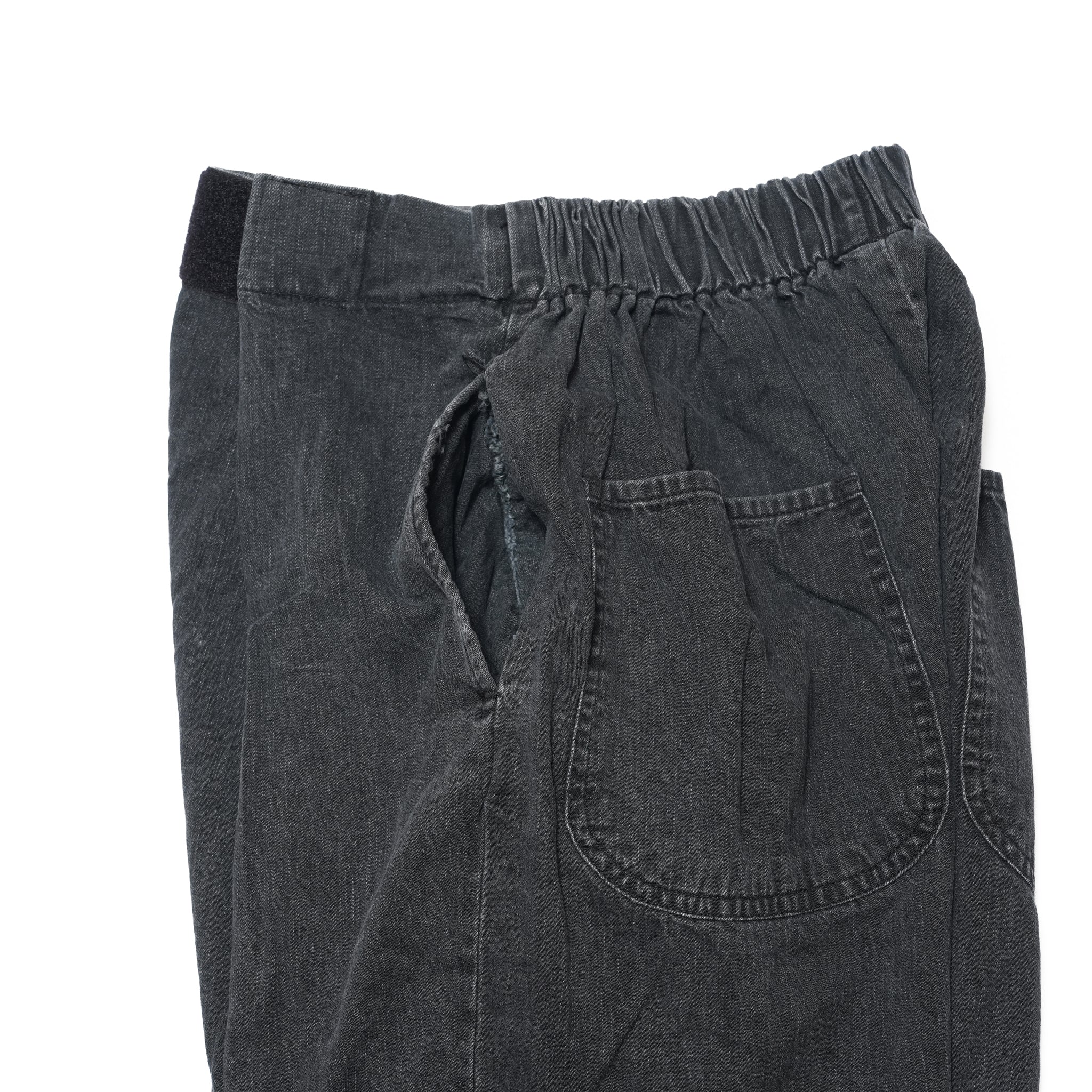 №11 NPID denim Beachslacks – Used wash Black | RELAX FIT