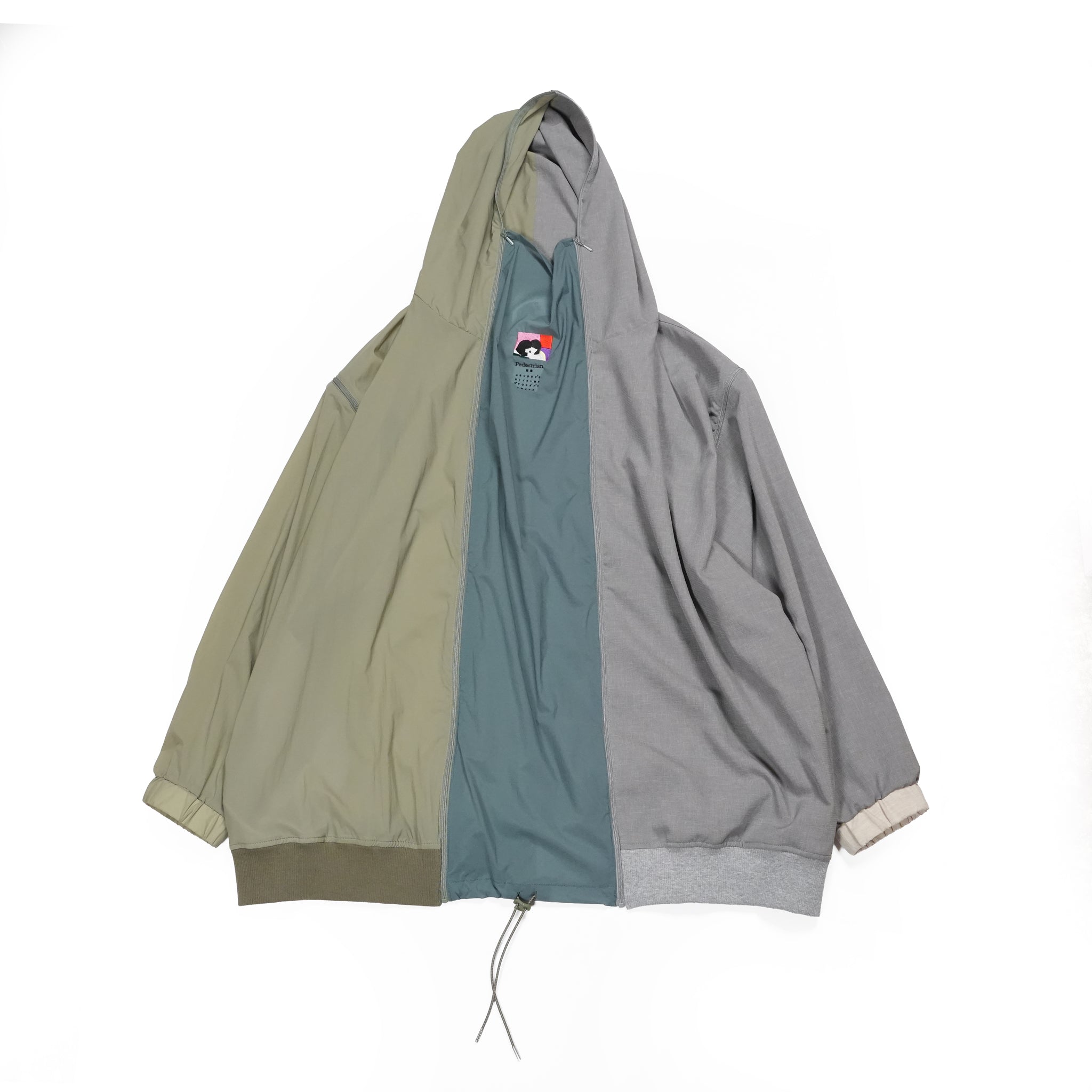 MNEELYTITN-GSHCIROTLSOR 3WAY HOODIE JACKET | Color_Grey | No_SF26SS-11_Grey【STOF_ストフ】