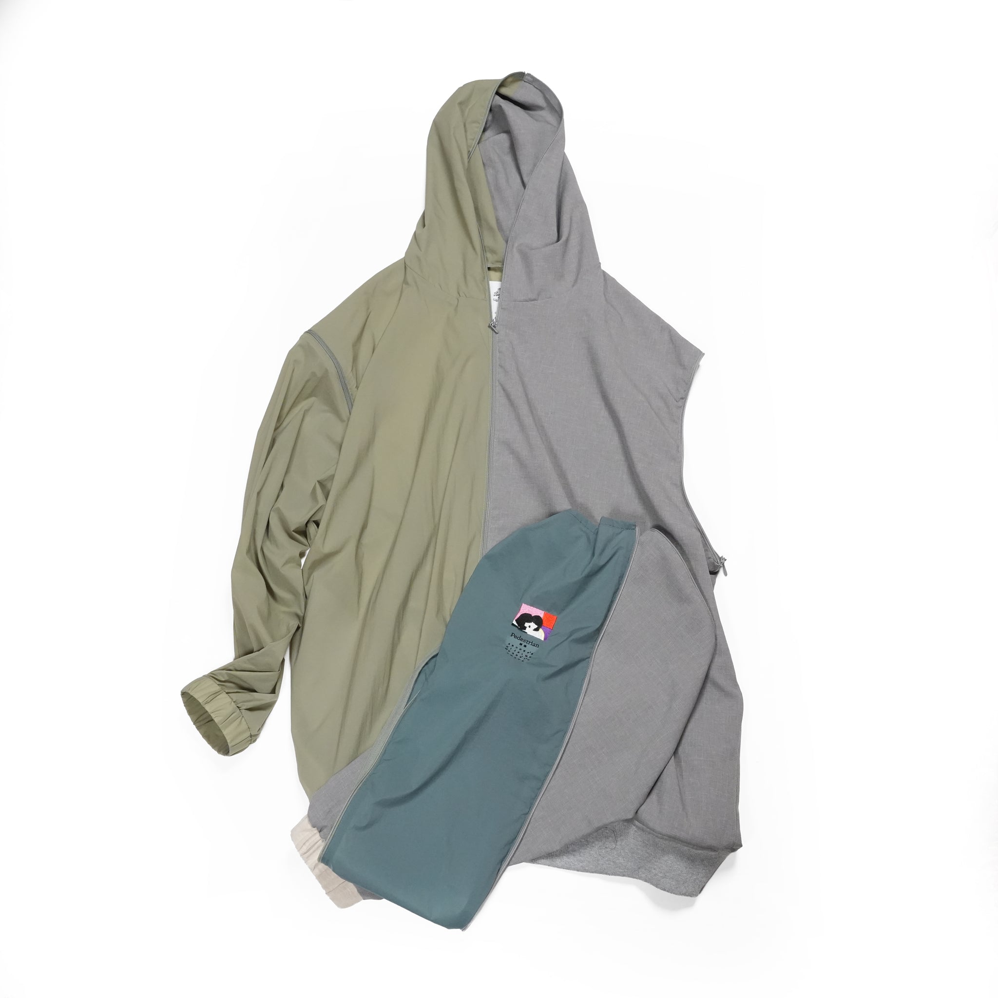 MNEELYTITN-GSHCIROTLSOR 3WAY HOODIE JACKET– Grey | STOF