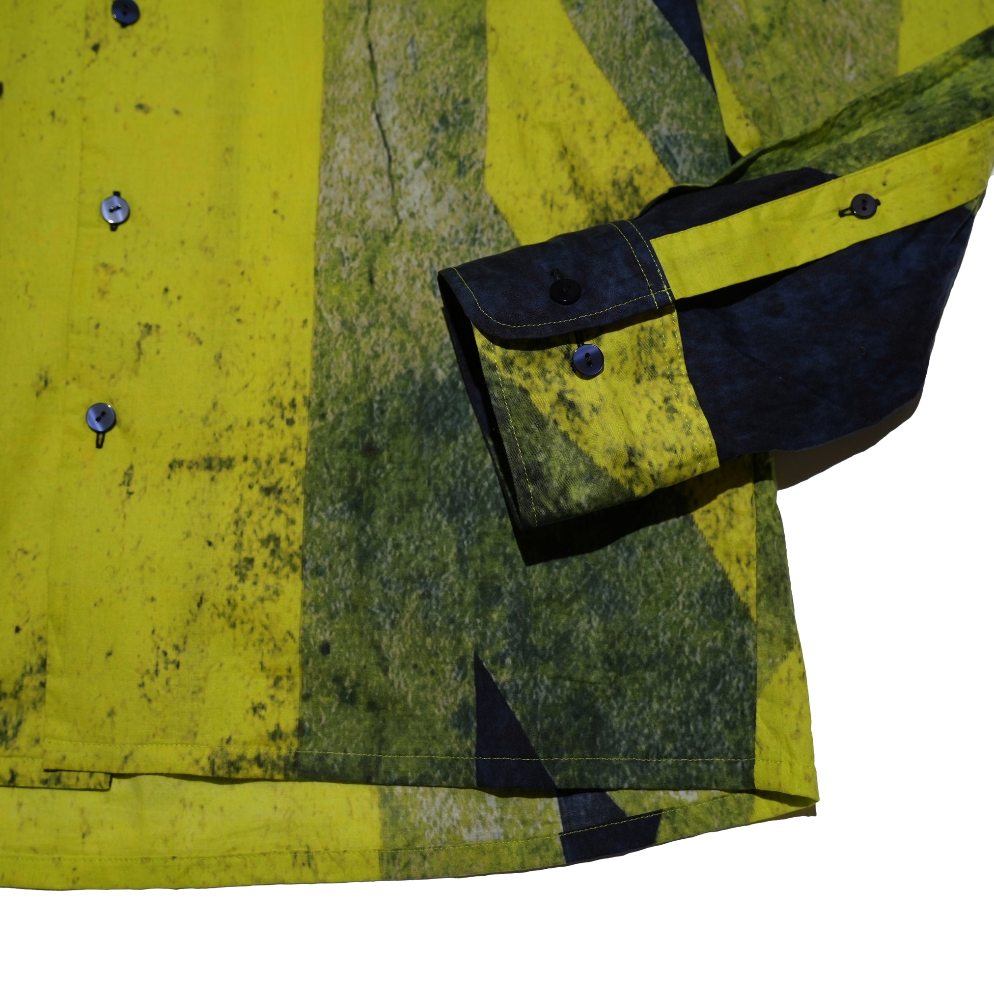 SH531 | DUSTY UNIONJACK SHIRTS TRICOLOUR | Color:Tricolour/Yellow【ORIGINAL JOHN_オリジナルジョン】