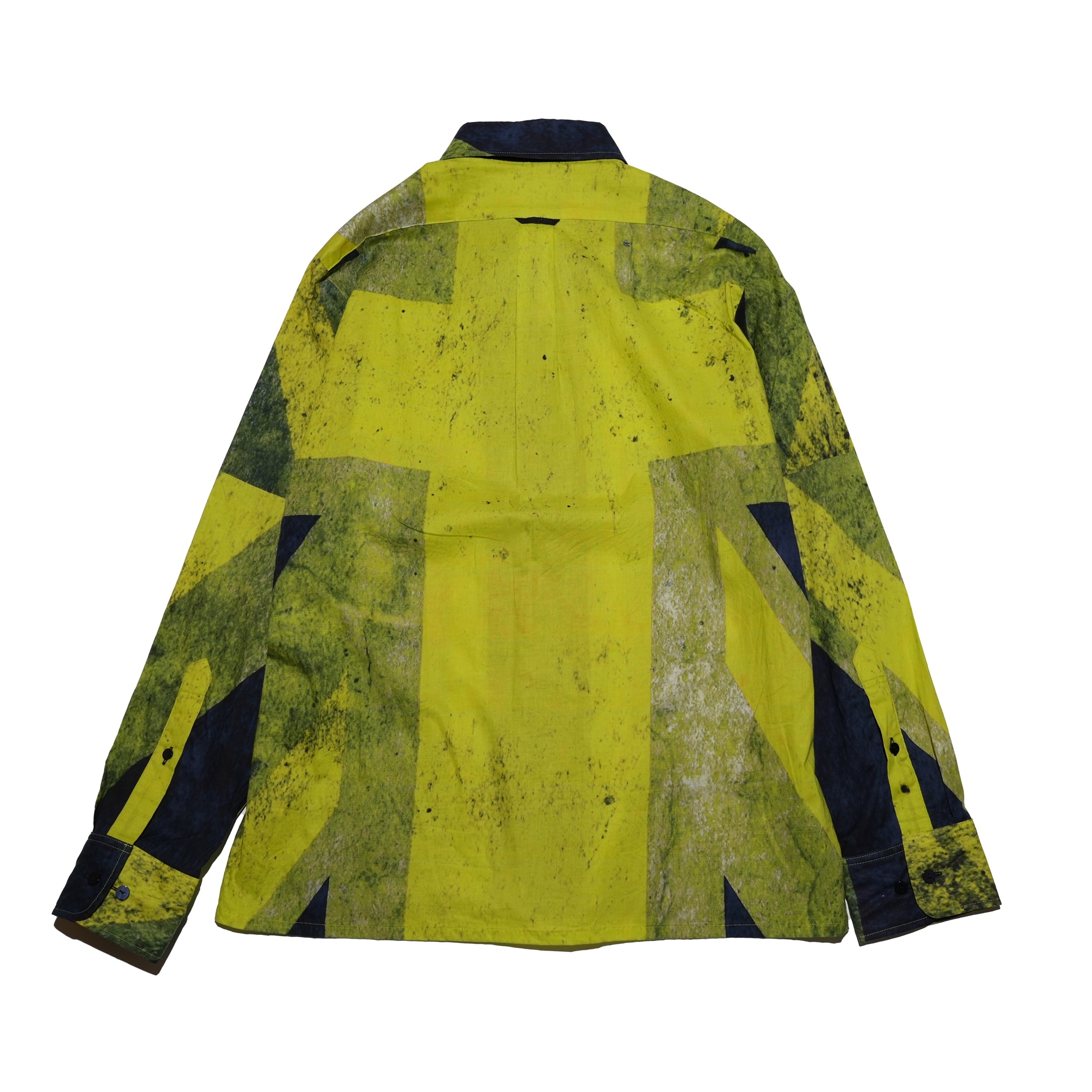 SH531 | DUSTY UNIONJACK SHIRTS TRICOLOUR | Color:Tricolour/Yellow【ORIGINAL JOHN_オリジナルジョン】
