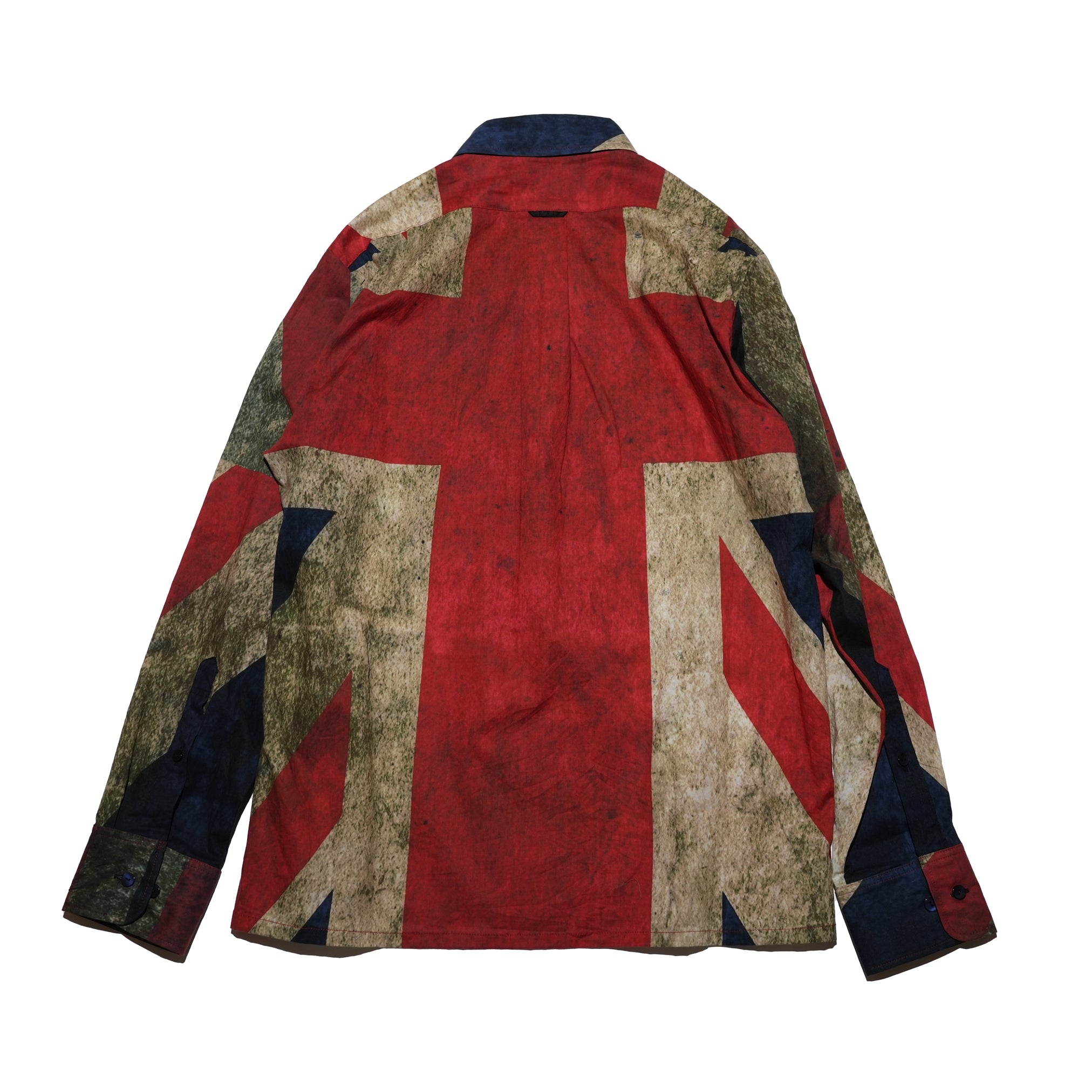SH531 | DUSTY UNIONJACK SHIRTS TRICOLOUR | Color:Tricolour/Yellow【ORIGINAL JOHN_オリジナルジョン】