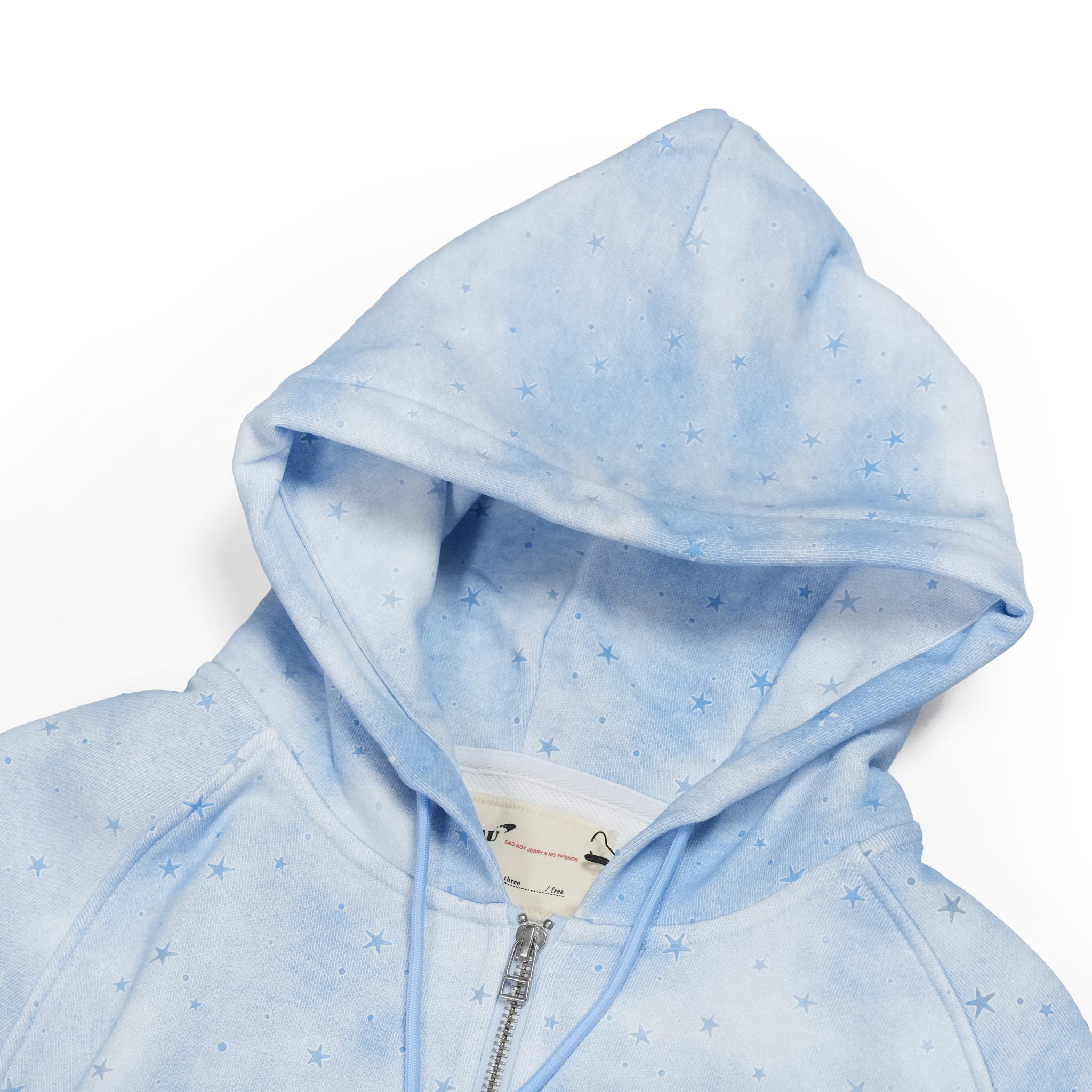Star zip-up – Sky Blue | PLATEAU STUDIO