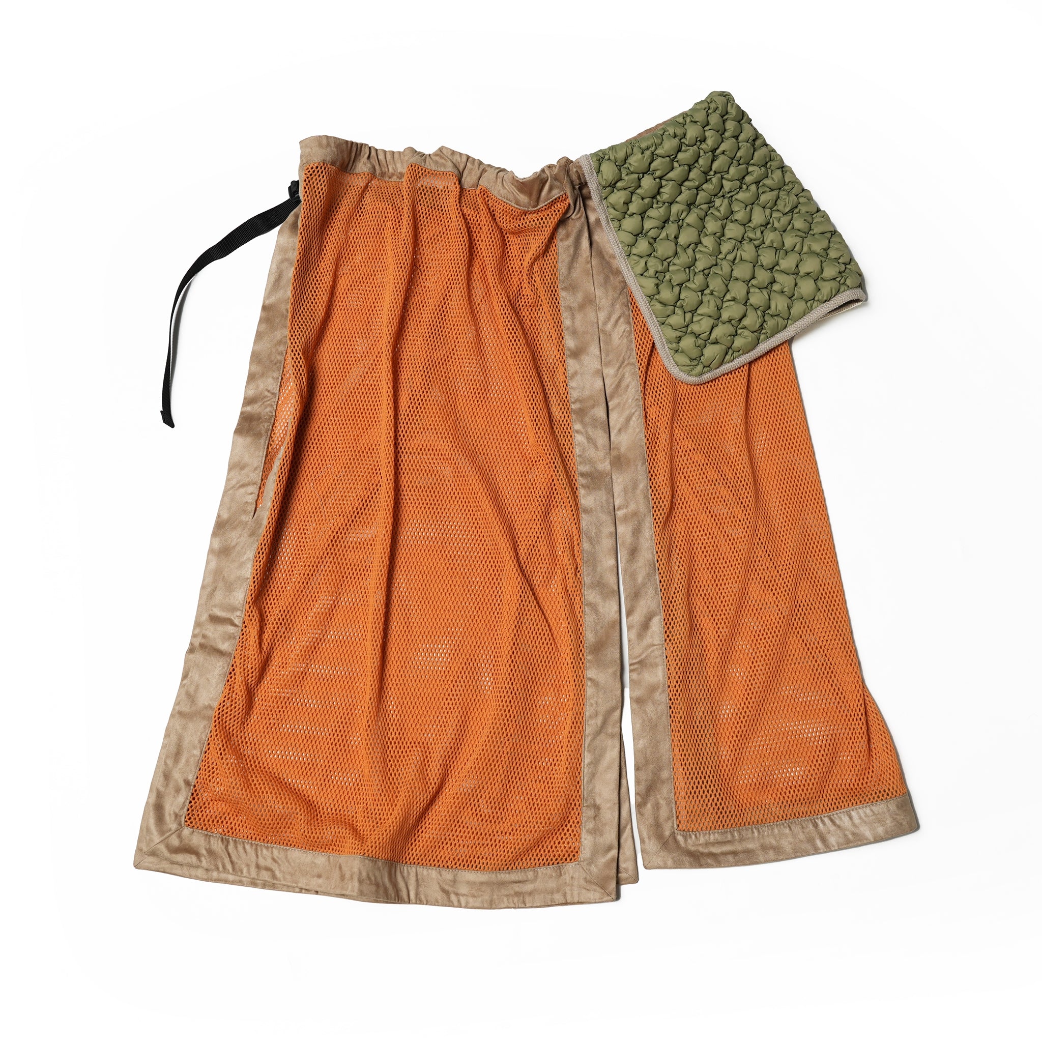 No:OinT-SK02 | Name:Screen door skirt | Color:Orange/Navy【OinT_オーインティー】