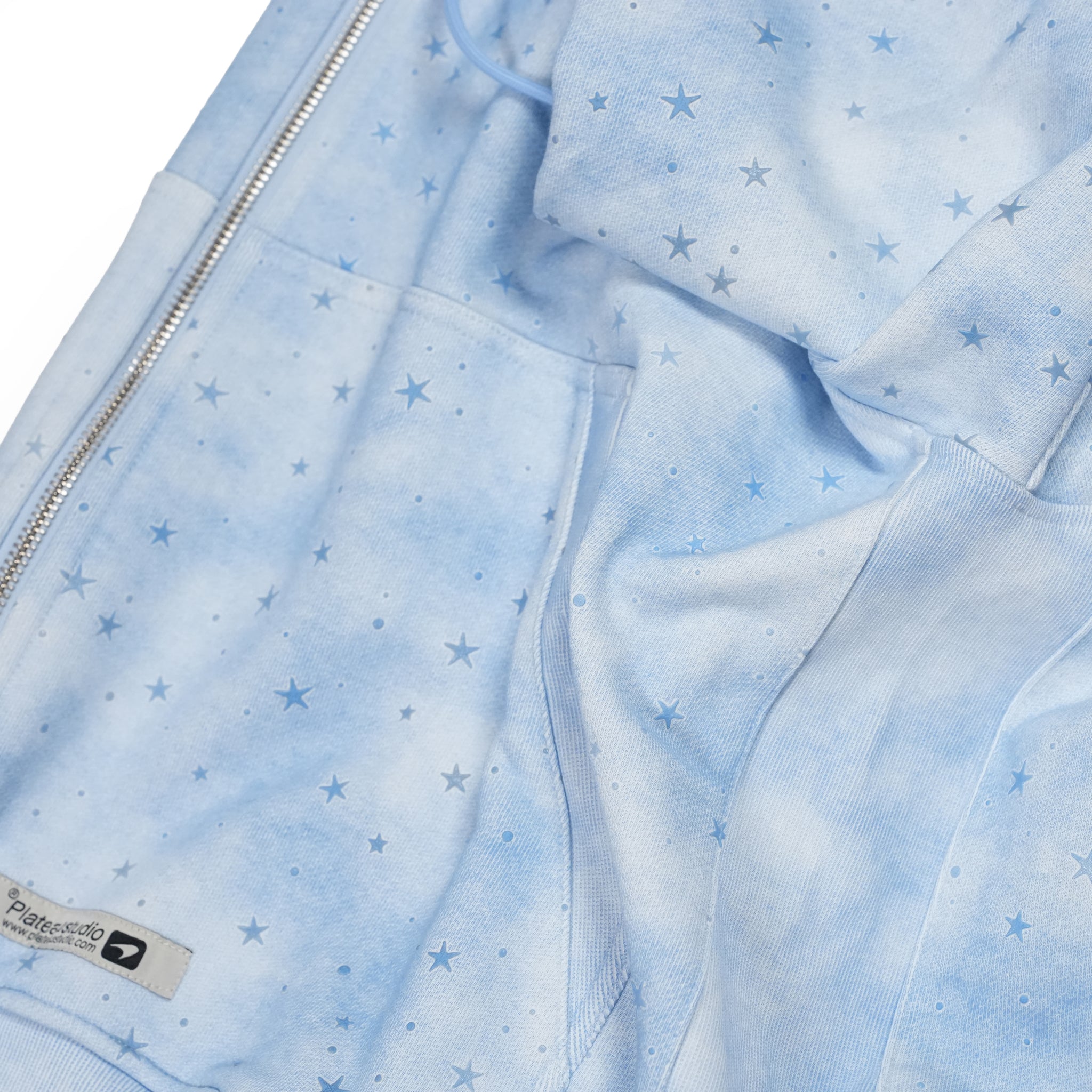 Star zip-up – Sky Blue | PLATEAU STUDIO