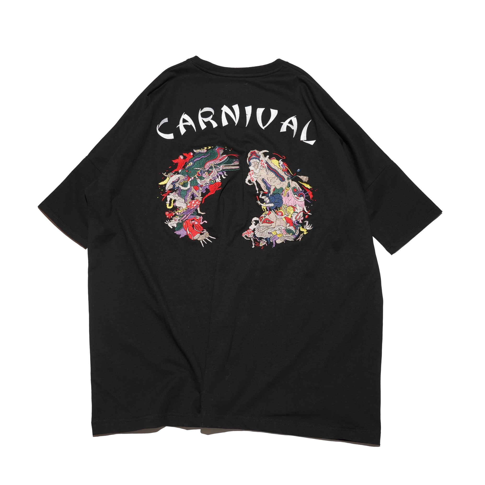SF24SS-11B | UTAGE Embroi Big Tee | Color:Black【STOF_ストフ】【archive】