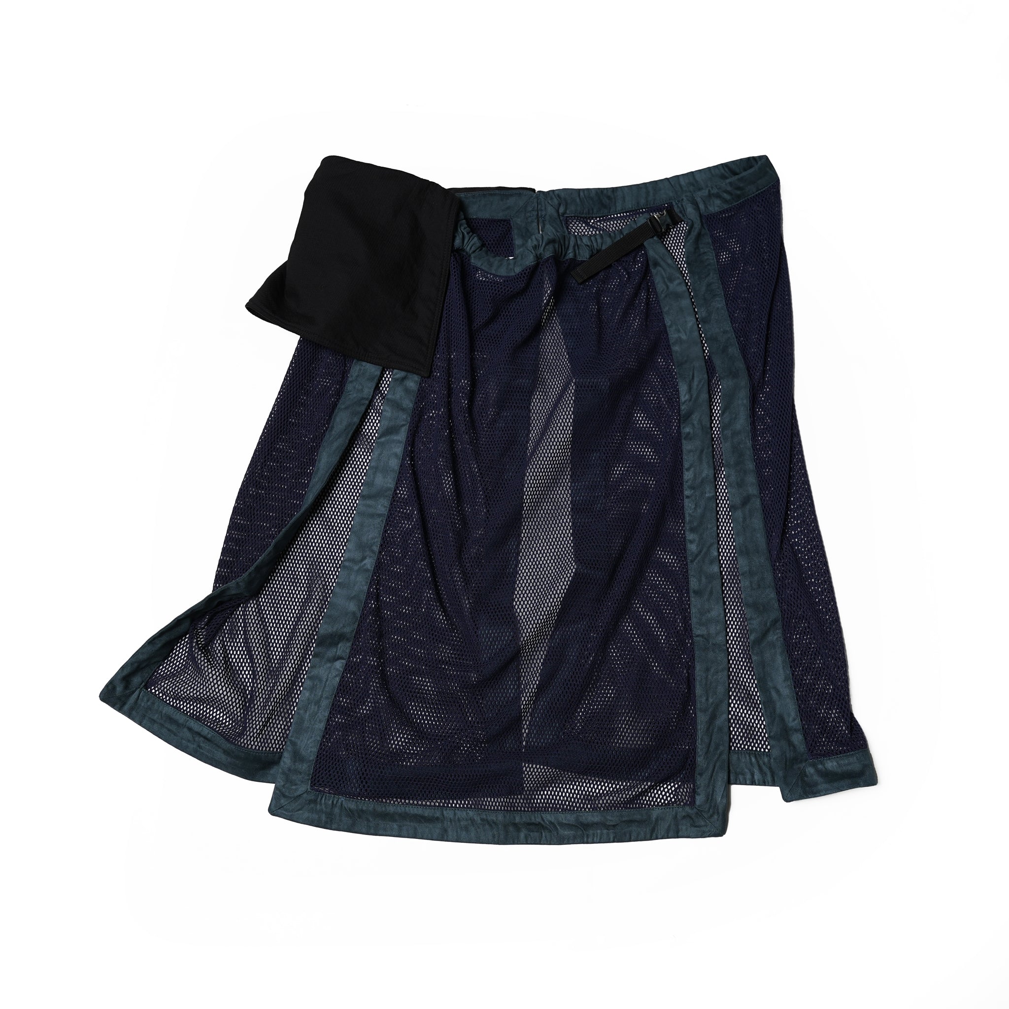 No:OinT-SK02 | Name:Screen door skirt | Color:Orange/Navy【OinT_オーインティー】