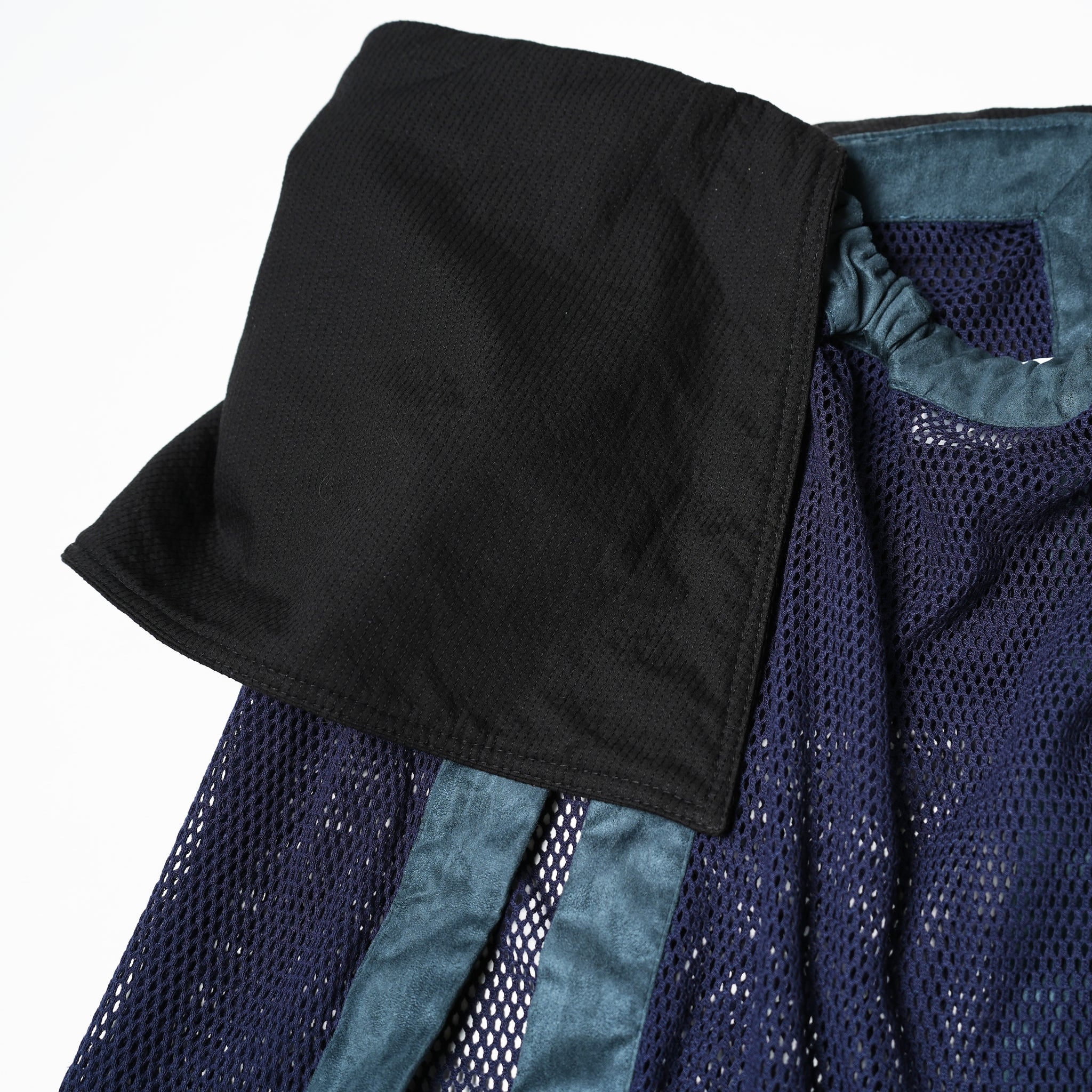 No:OinT-SK02 | Screen door skirt – Orange/Navy【OinT_オーインティー】