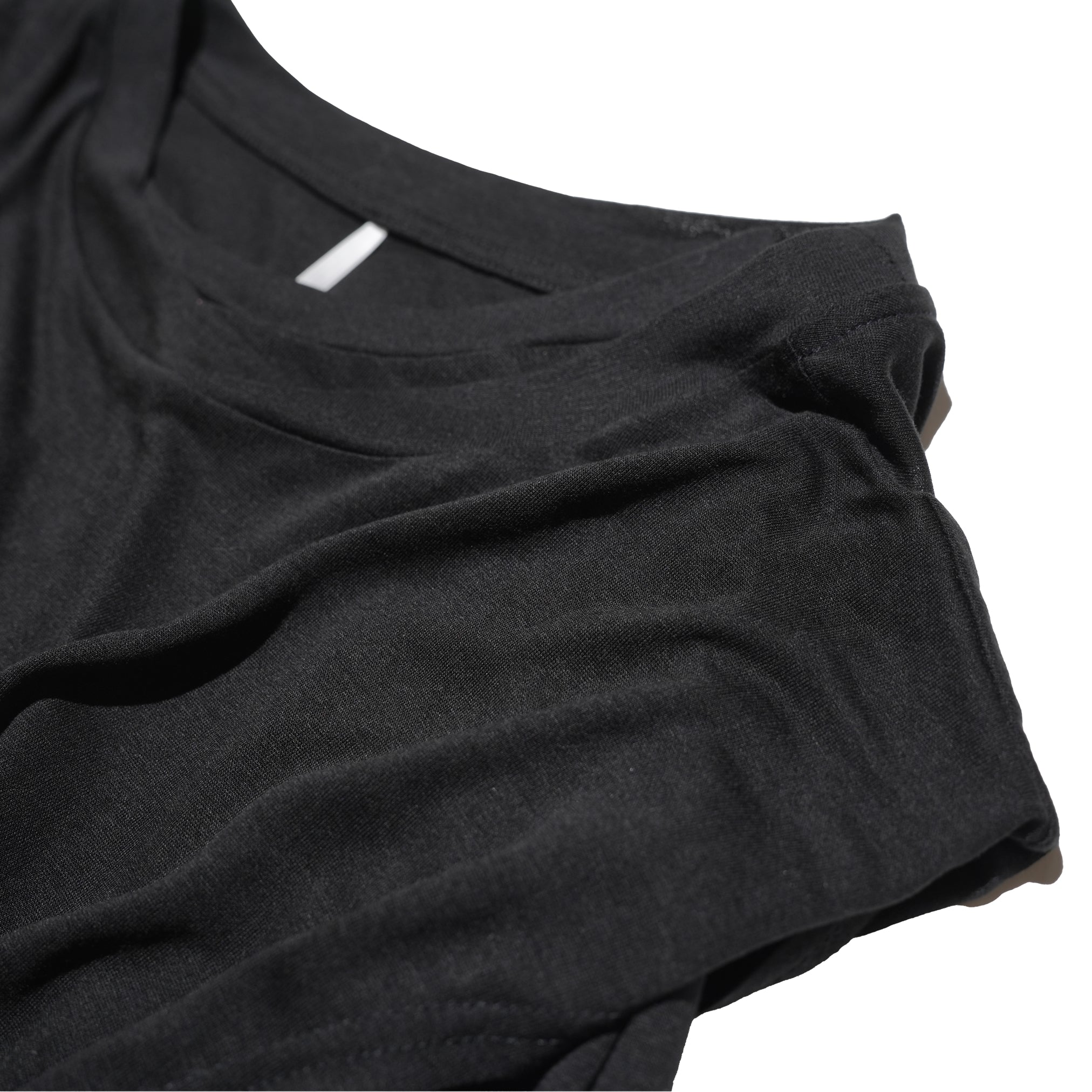 WHT24HBL4047 | SHEER LAYERED TEE | Color:Off White/Black【WHYTO_ホワイト】