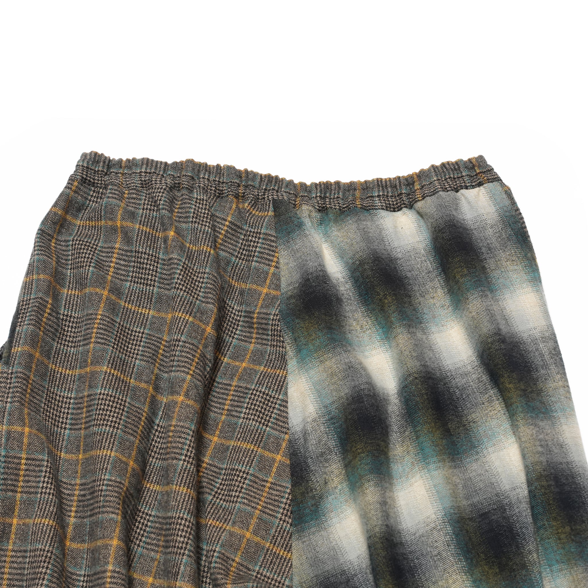 Half flannel check Wide Pants – Grey | STOF