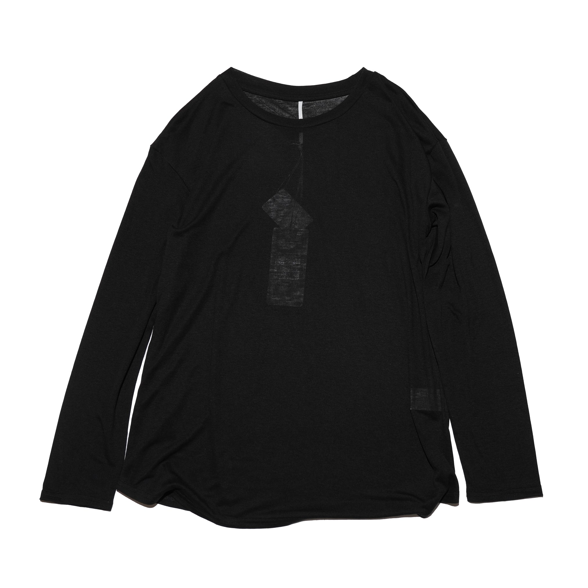 WHT24HBL4047 | SHEER LAYERED TEE | Color:Off White/Black【WHYTO_ホワイト】