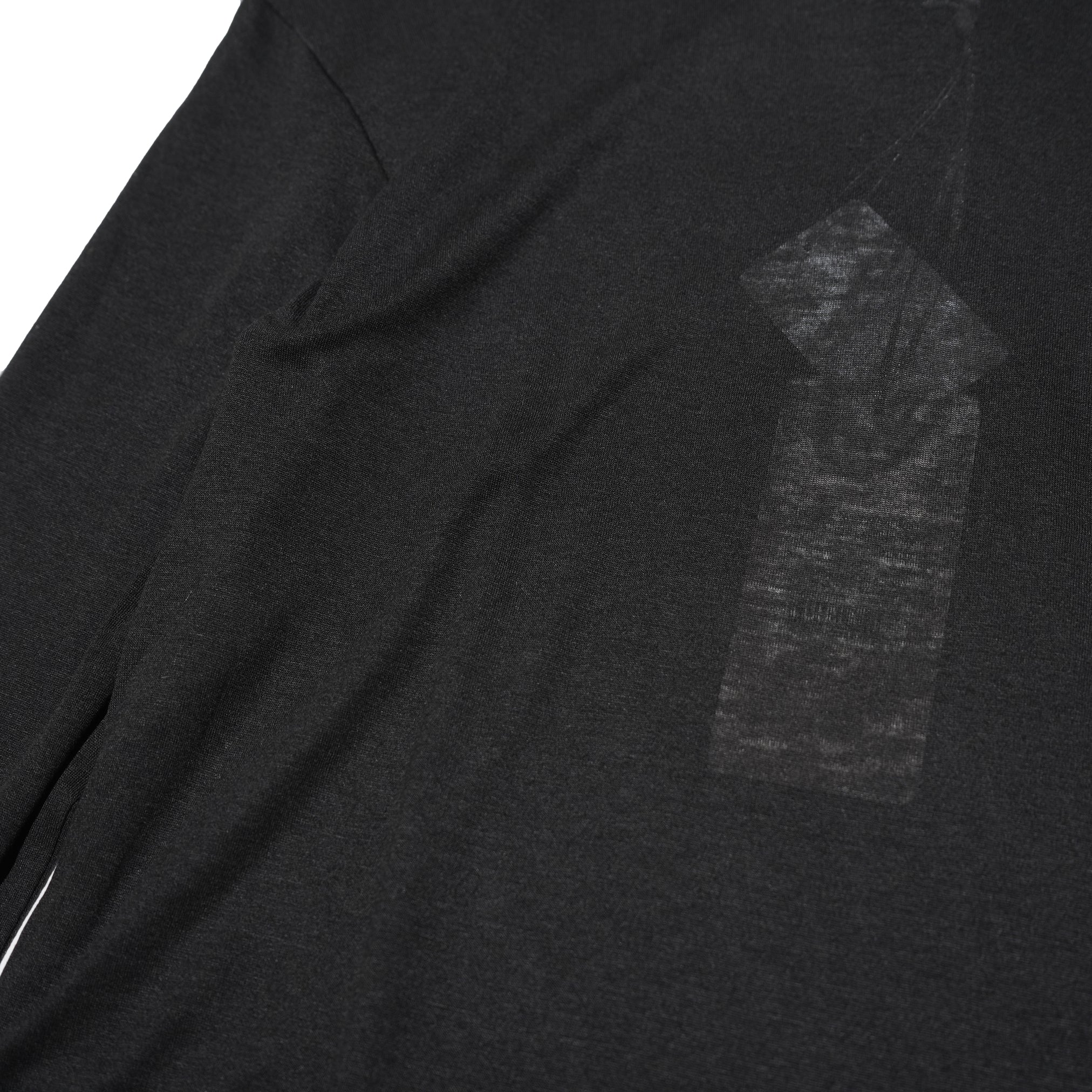 WHT24HBL4047 | SHEER LAYERED TEE | Color:Off White/Black【WHYTO_ホワイト】