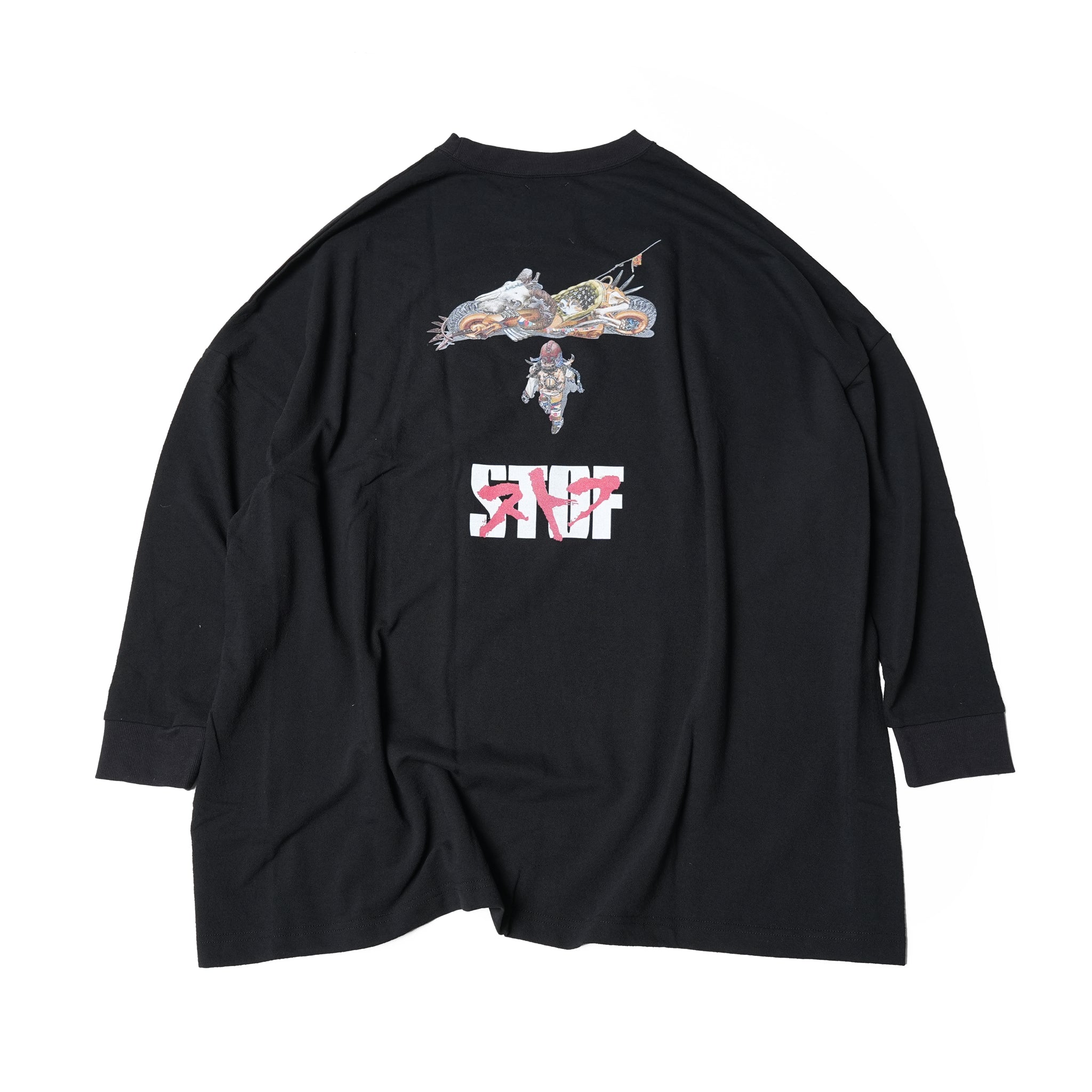 No:SF23AW-26A | Name:Back Pages Relax Pulover | Color:Black【STOF_ストフ】【archive】