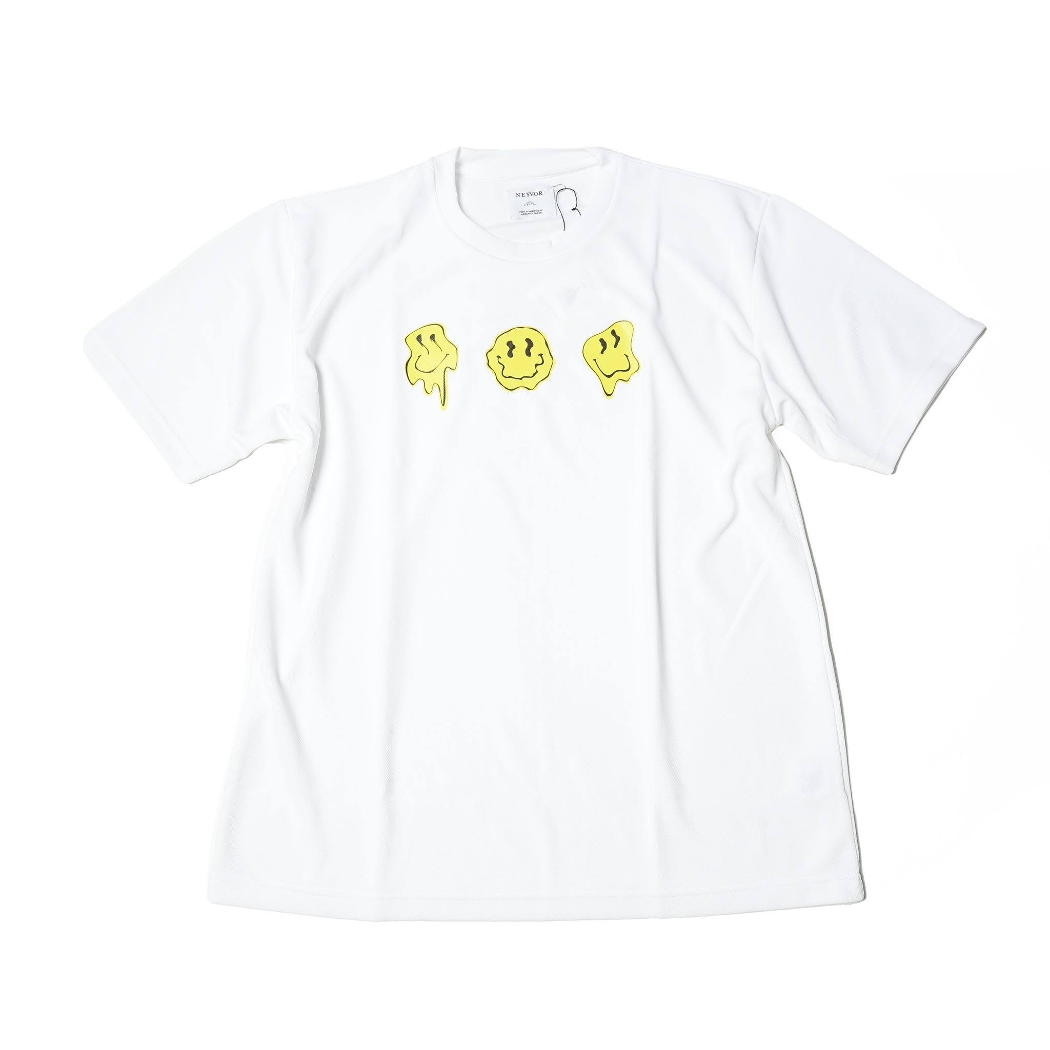 No:NV23AW-14Ba | Name:Dry Comfort Tee/MELT SMILES | Color:White