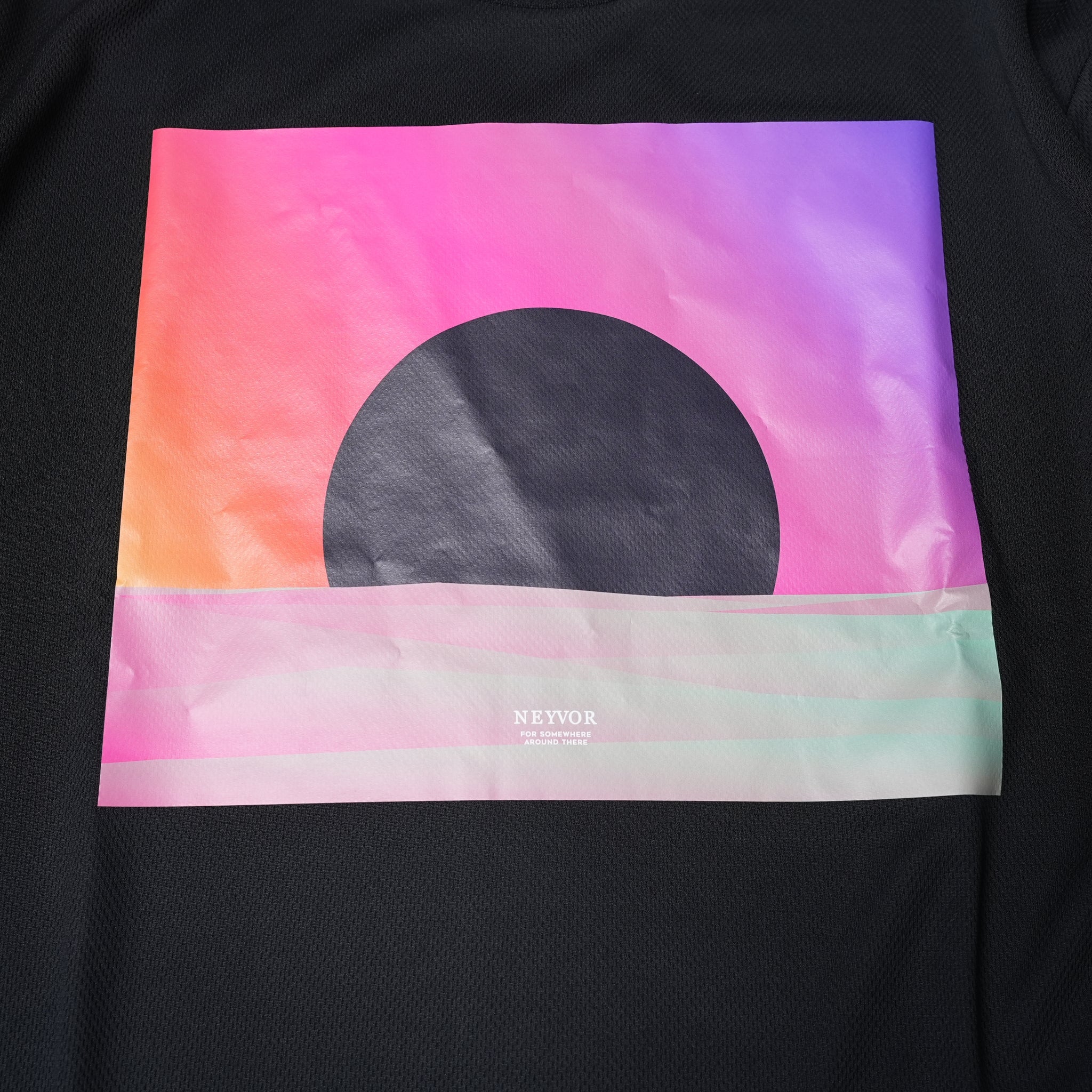 No:NV23AW-13Ab | Name:Dry Comfort L/S Tee/SUNSET | Color:Black【NEYVOR_ネイバー】