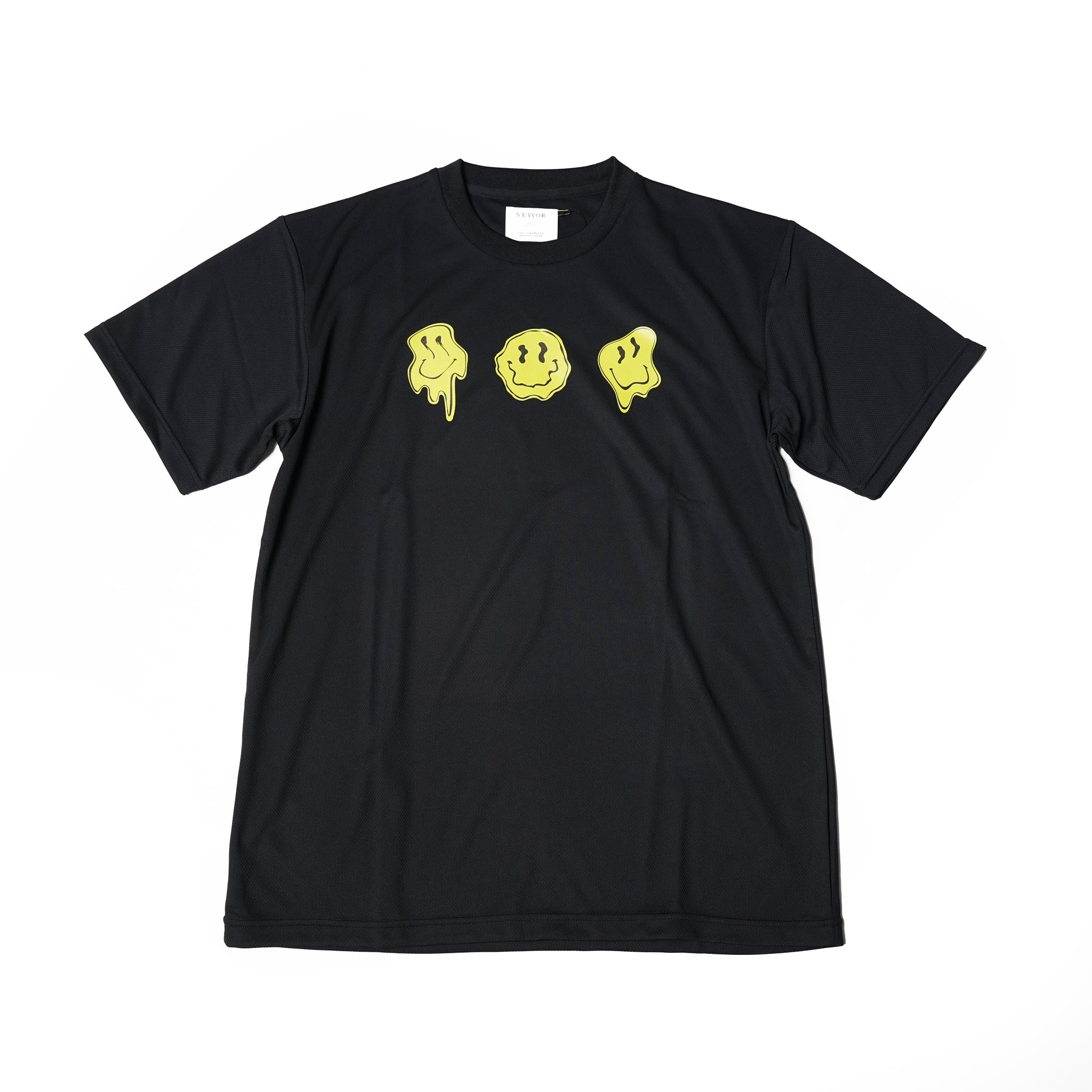 No:NV23AW-14Bb | Name:Dry Comfort Tee/MELT SMILES | Color:Black【NEYVOR_ネイバー】