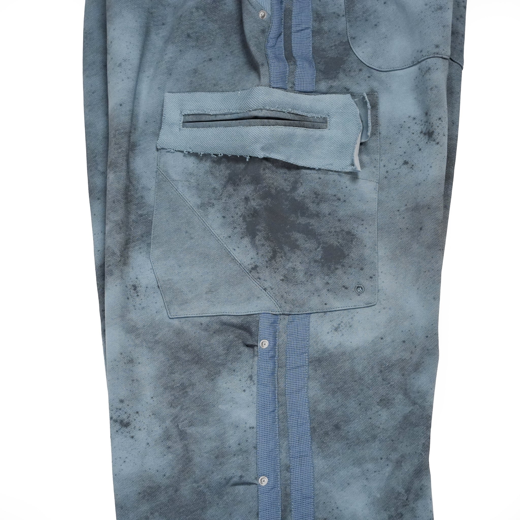 Grunge sweat cargo – Blue | PLATEAU STUDIO