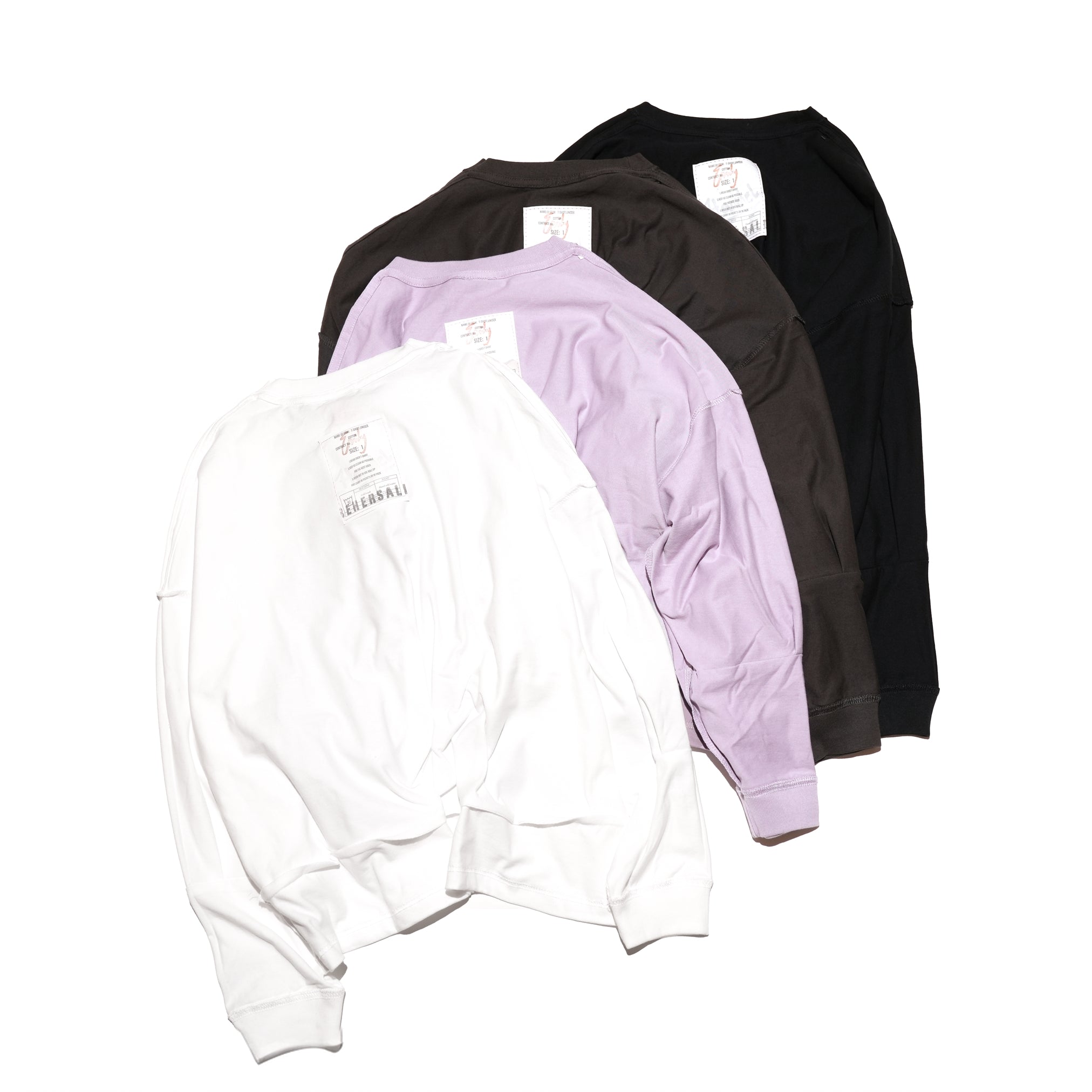 MATE-249 | リバーシブルBIGロンT | Color:Wht/Blk | Size-1【REHERSALL_リハーズオール】