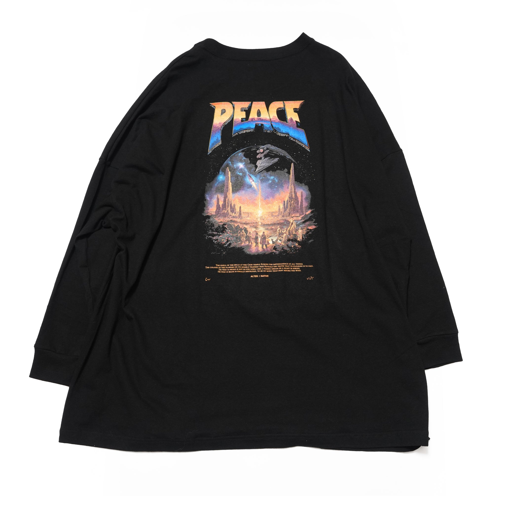 PEACE MAKER L/S Tee – Black | STOF