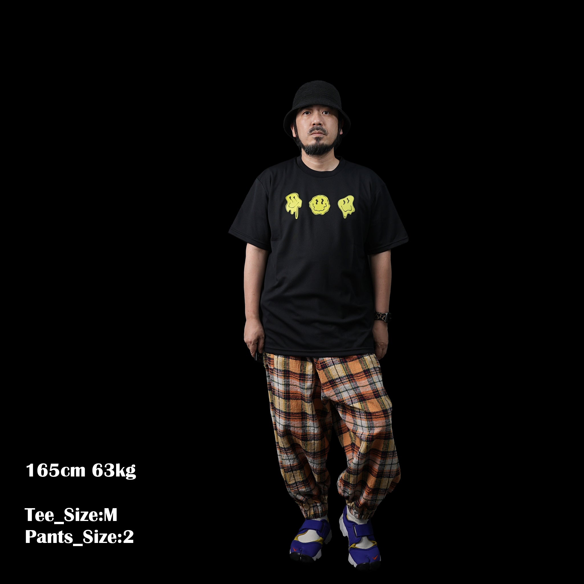 No:NV23AW-14Bb | Name:Dry Comfort Tee/MELT SMILES | Color:Black【NEYVOR_ネイバー】