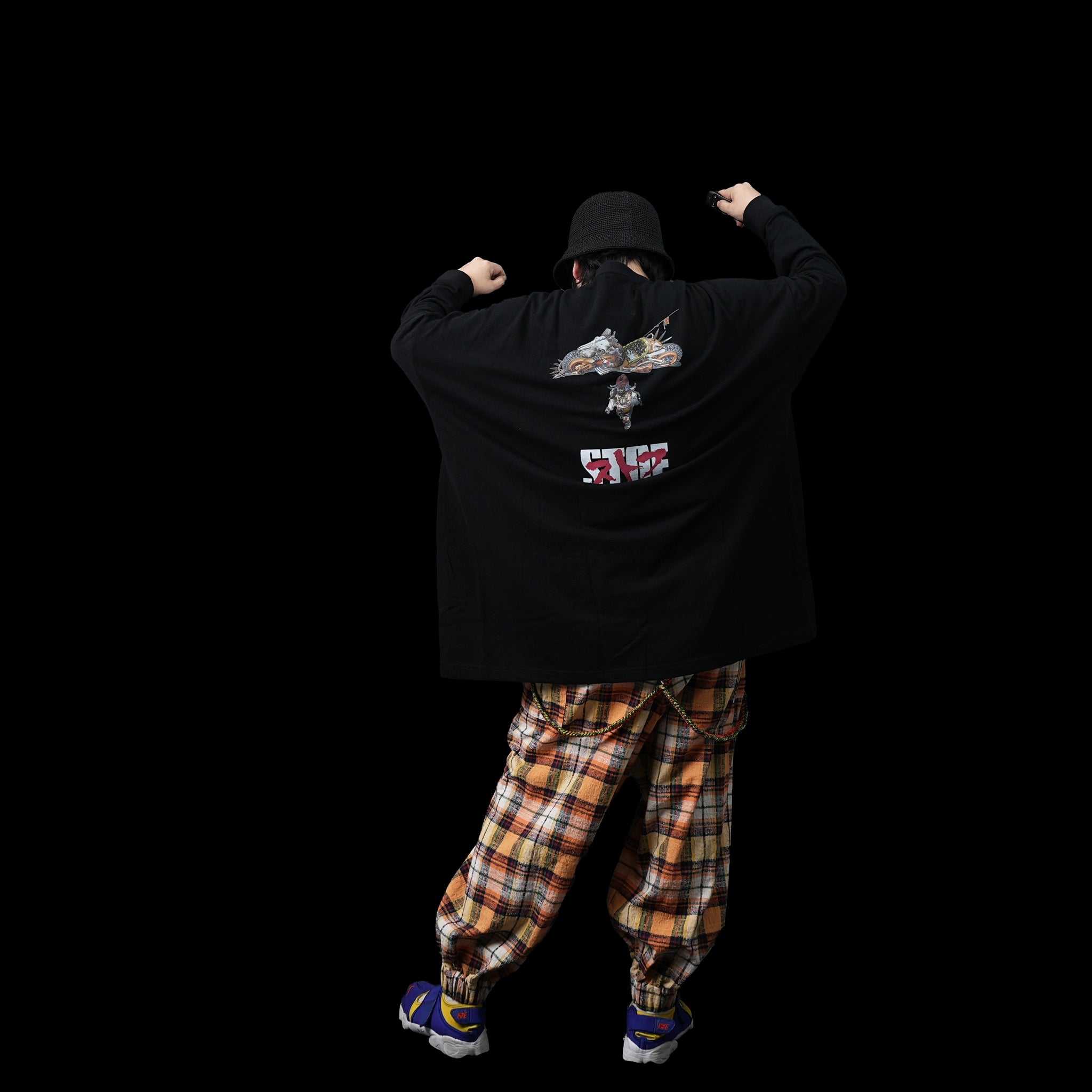 No:SF23AW-26A | Name:Back Pages Relax Pulover | Color:Black【STOF_ストフ】