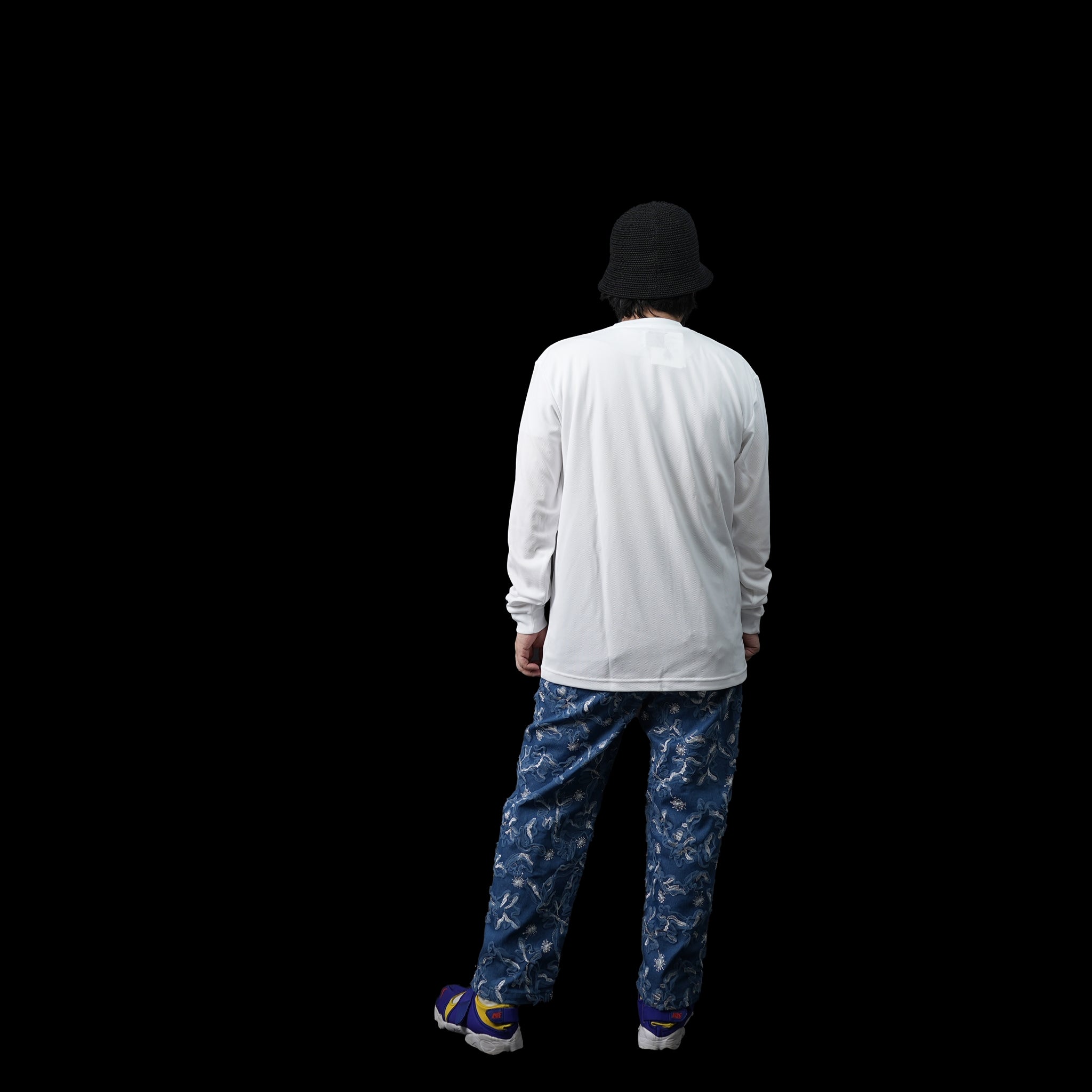 No:NV23AW-13Aa | Name:Dry Comfort L/S Tee/SUNSET | Color:White【NEYVOR_ネイバー】