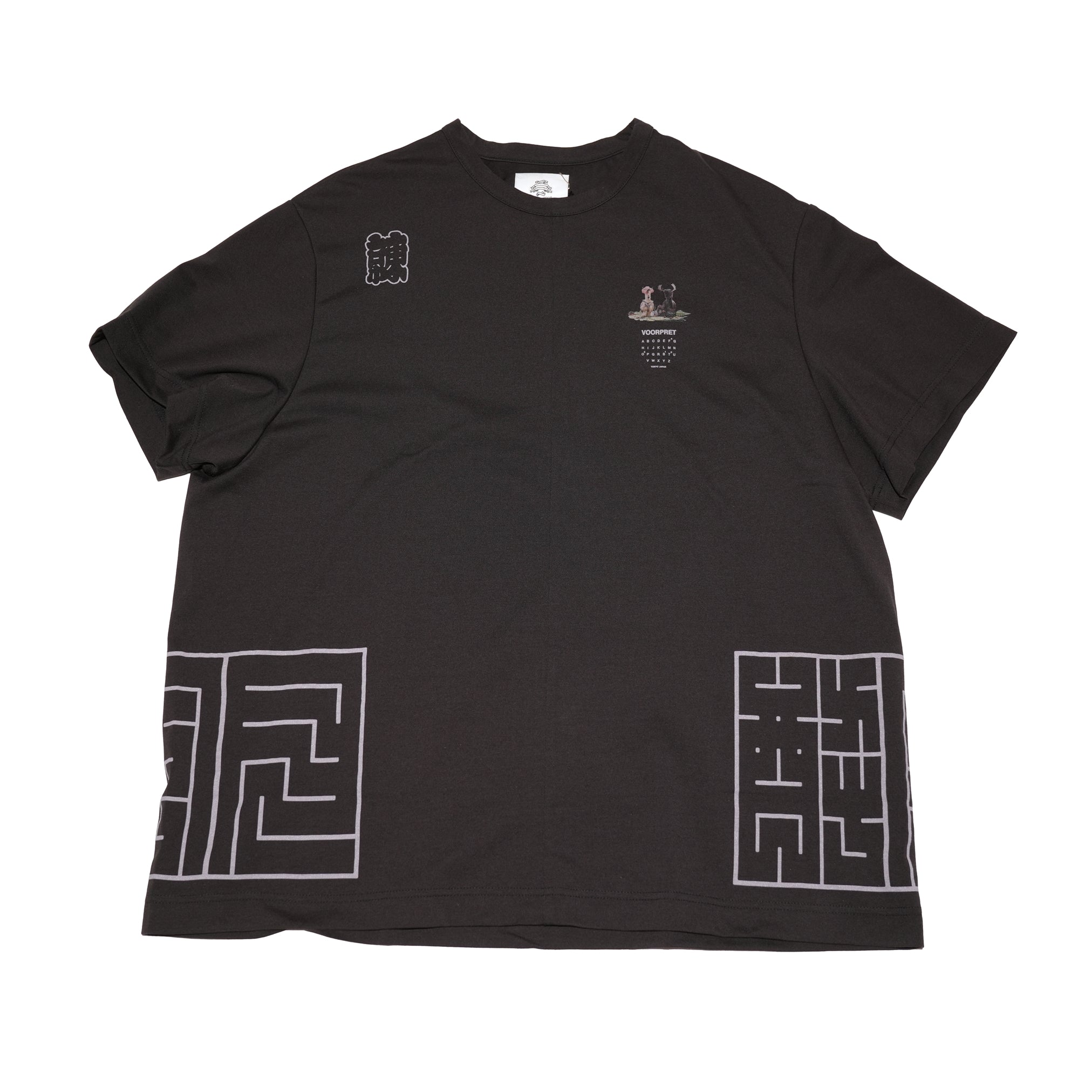 SF24SS-15B | Happi Tee | Color:Black【STOF_ストフ】【archive】