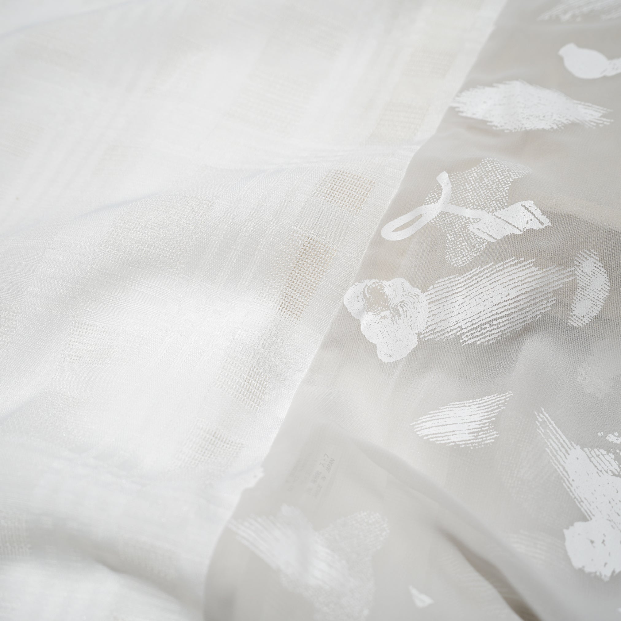 bsd24SS-15A | Skelton Ghost Circular Pants | Color:White【BEDSIDEDRAMA_ベッドサイドドラマ】【archive】