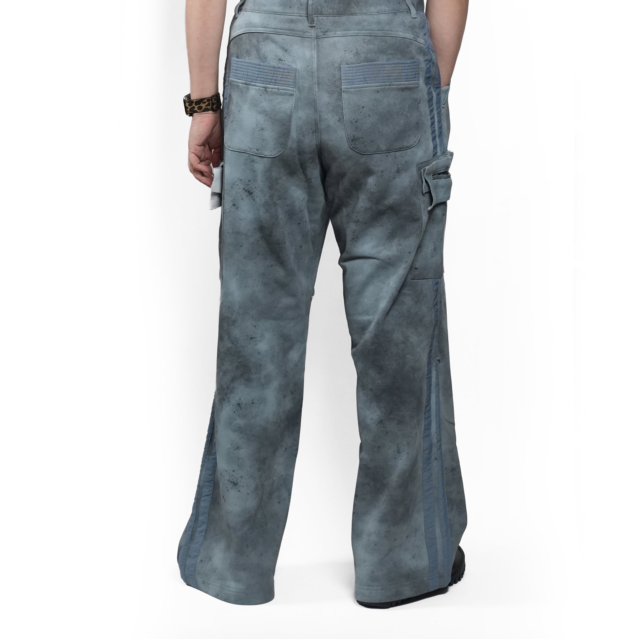 Grunge sweat cargo – Blue | PLATEAU STUDIO
