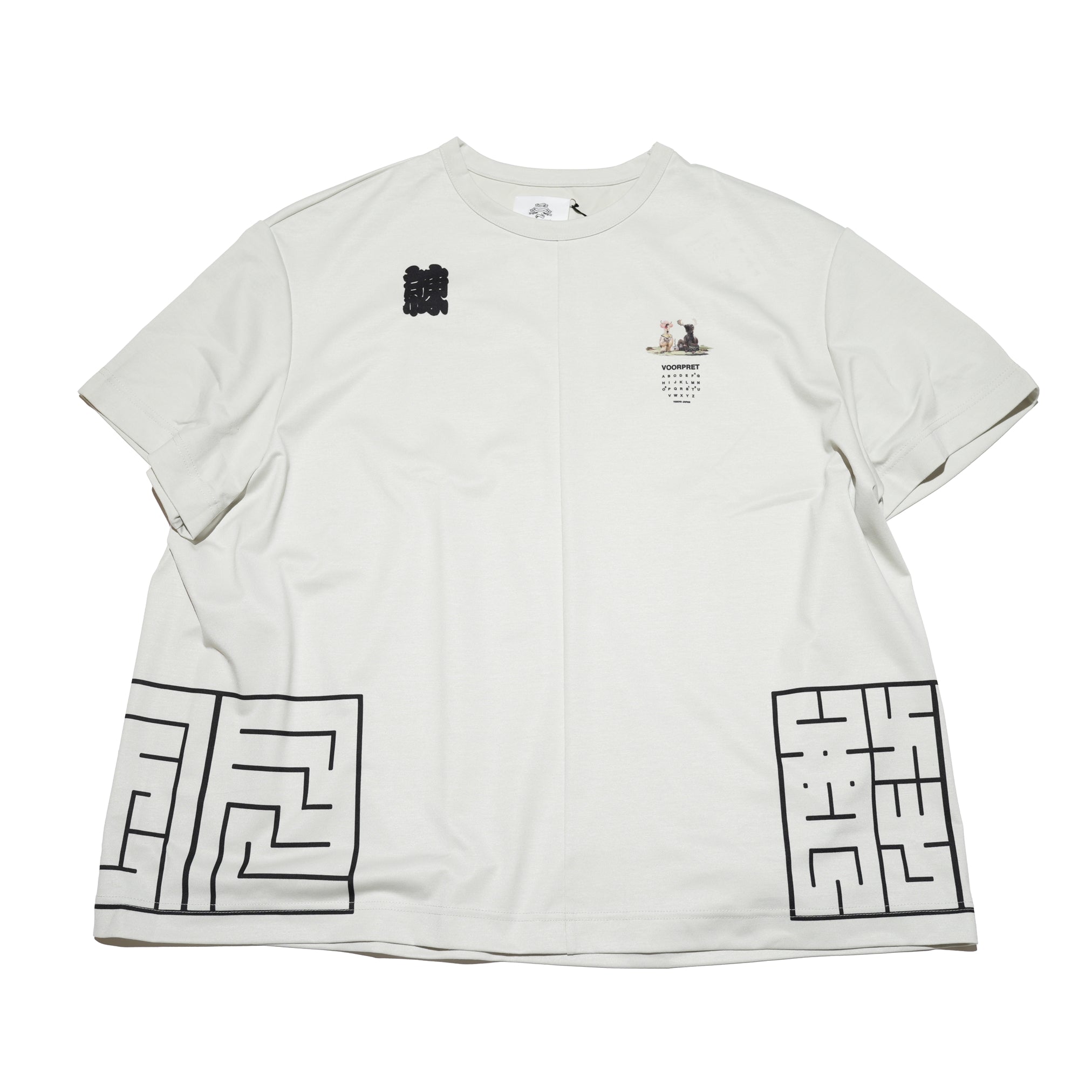 SF24SS-15A | Happi Tee | Color:Ivory【STOF_ストフ】【archive】