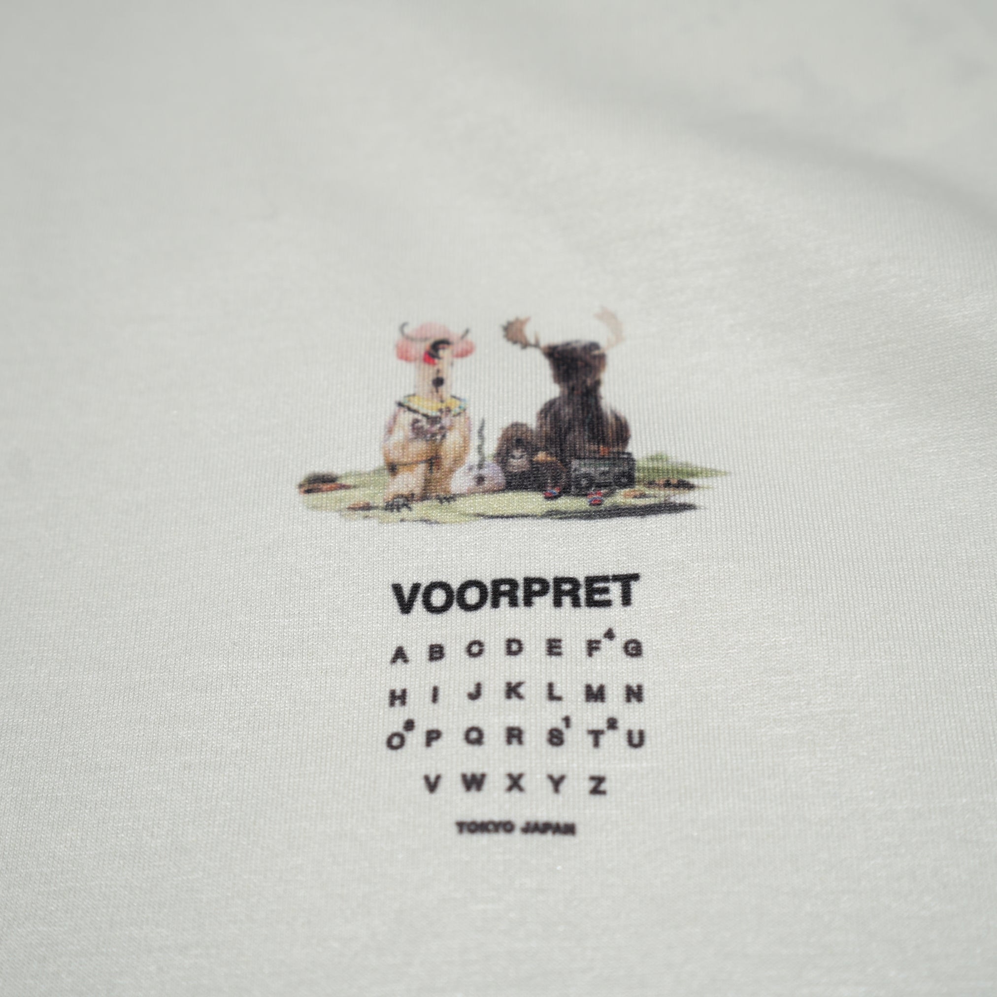 SF24SS-15A | Happi Tee | Color:Ivory【STOF_ストフ】【archive】