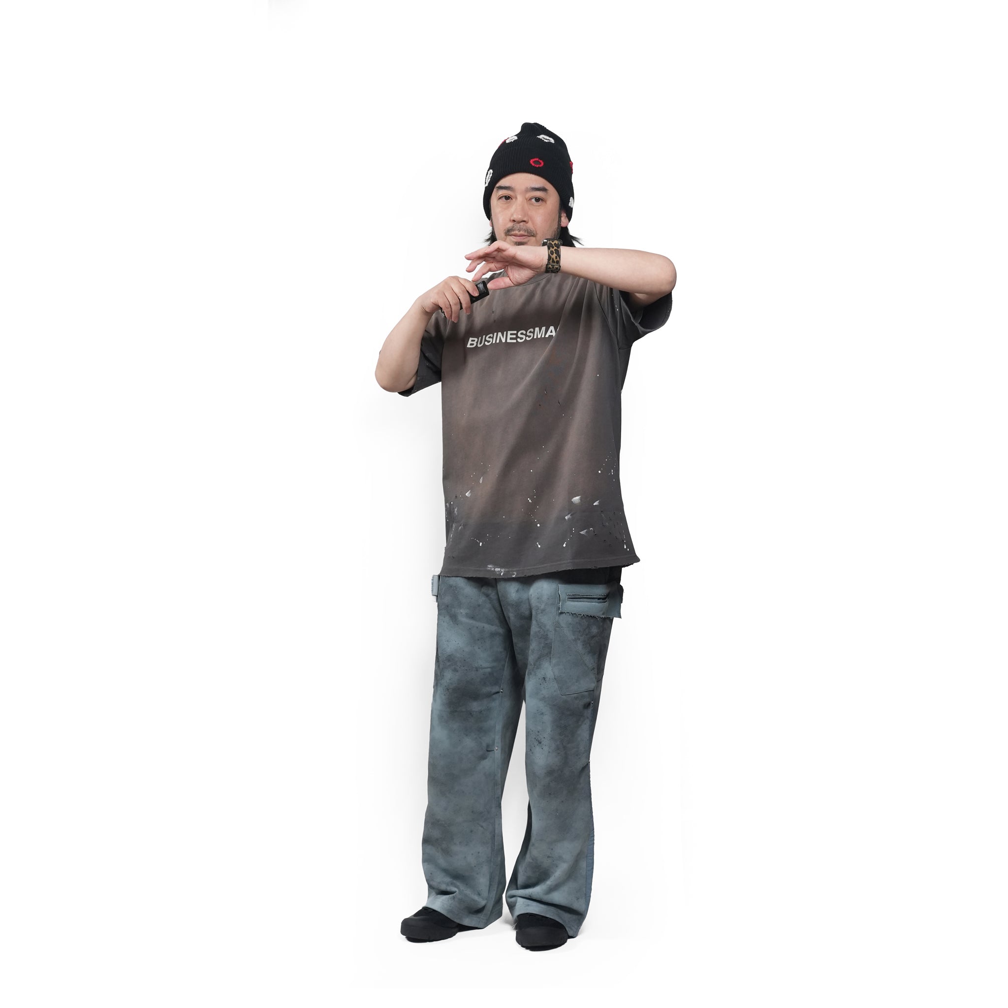 Vintage tee - business | Color_Black | No_PLA26SST02-1_Black【PLATEAU STUDIO_プラトー スタジオ】