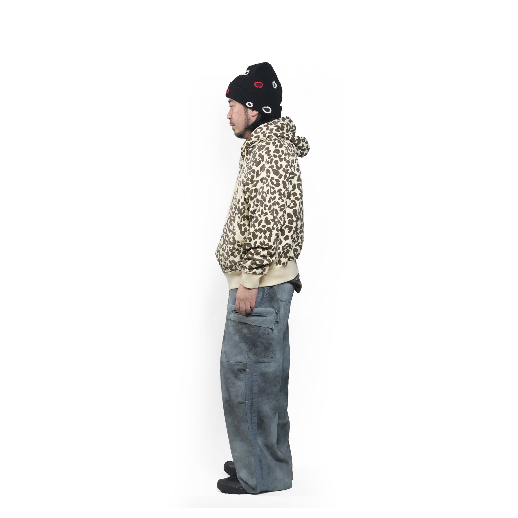 Star zip-up – Leopard | PLATEAU STUDIO