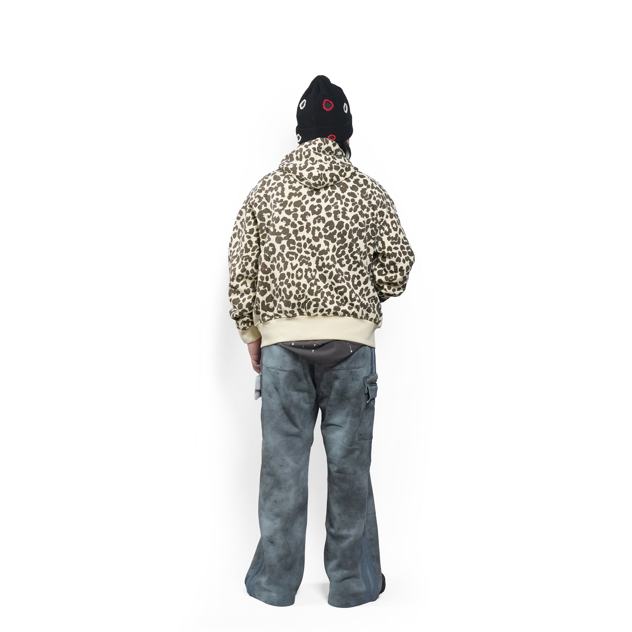 Star zip-up – Leopard | PLATEAU STUDIO