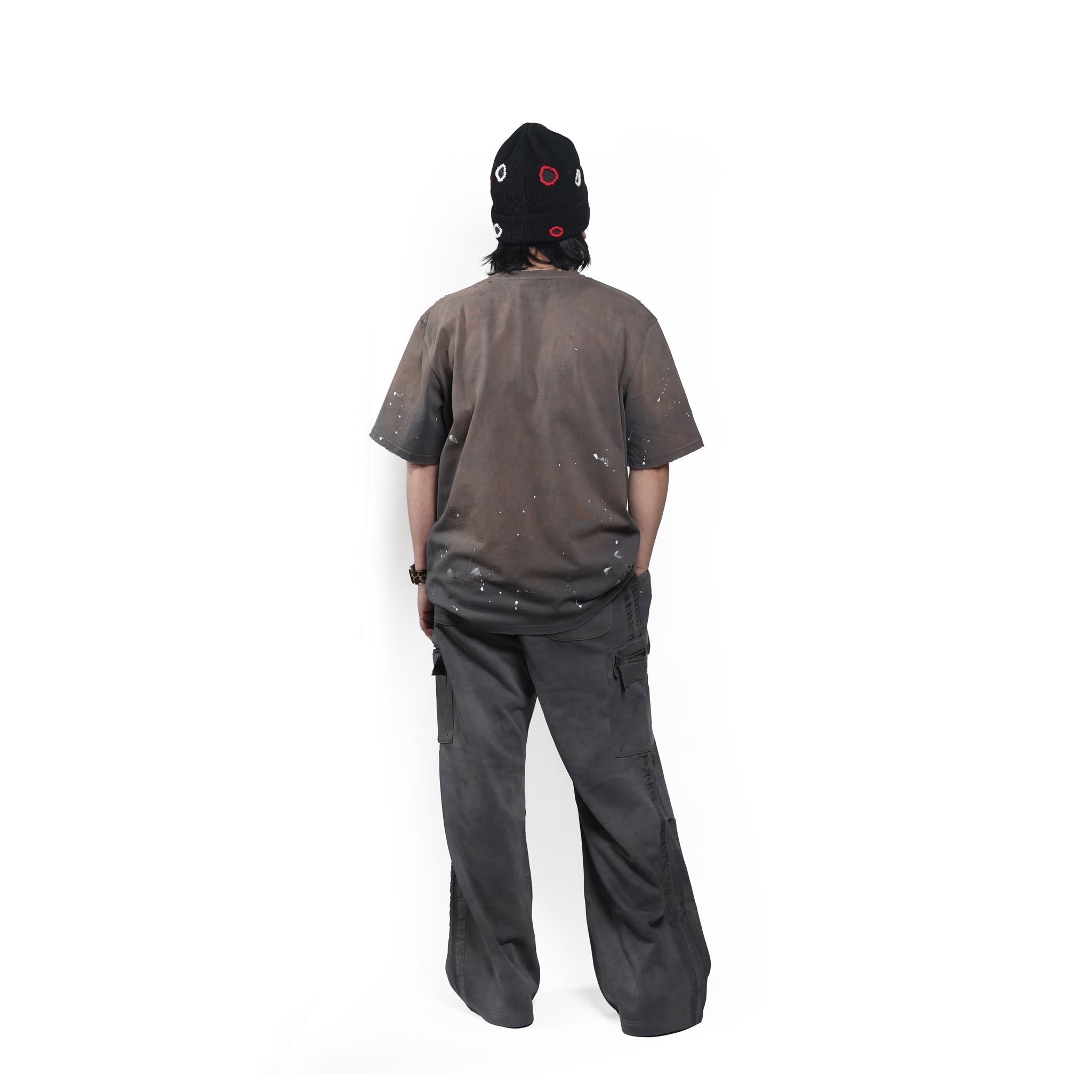 Grunge sweat cargo – Black | PLATEAU STUDIO
