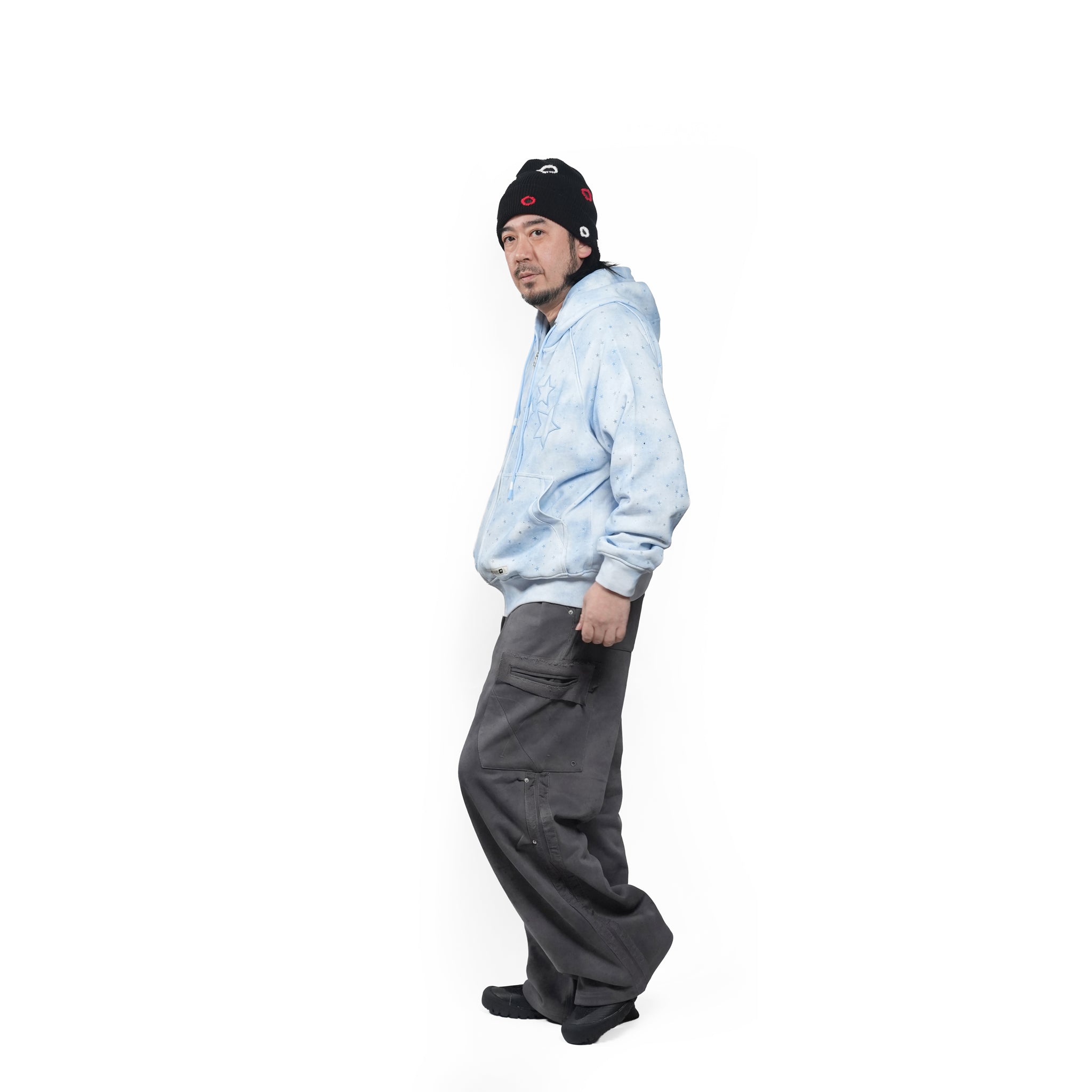 Star zip-up – Sky Blue | PLATEAU STUDIO