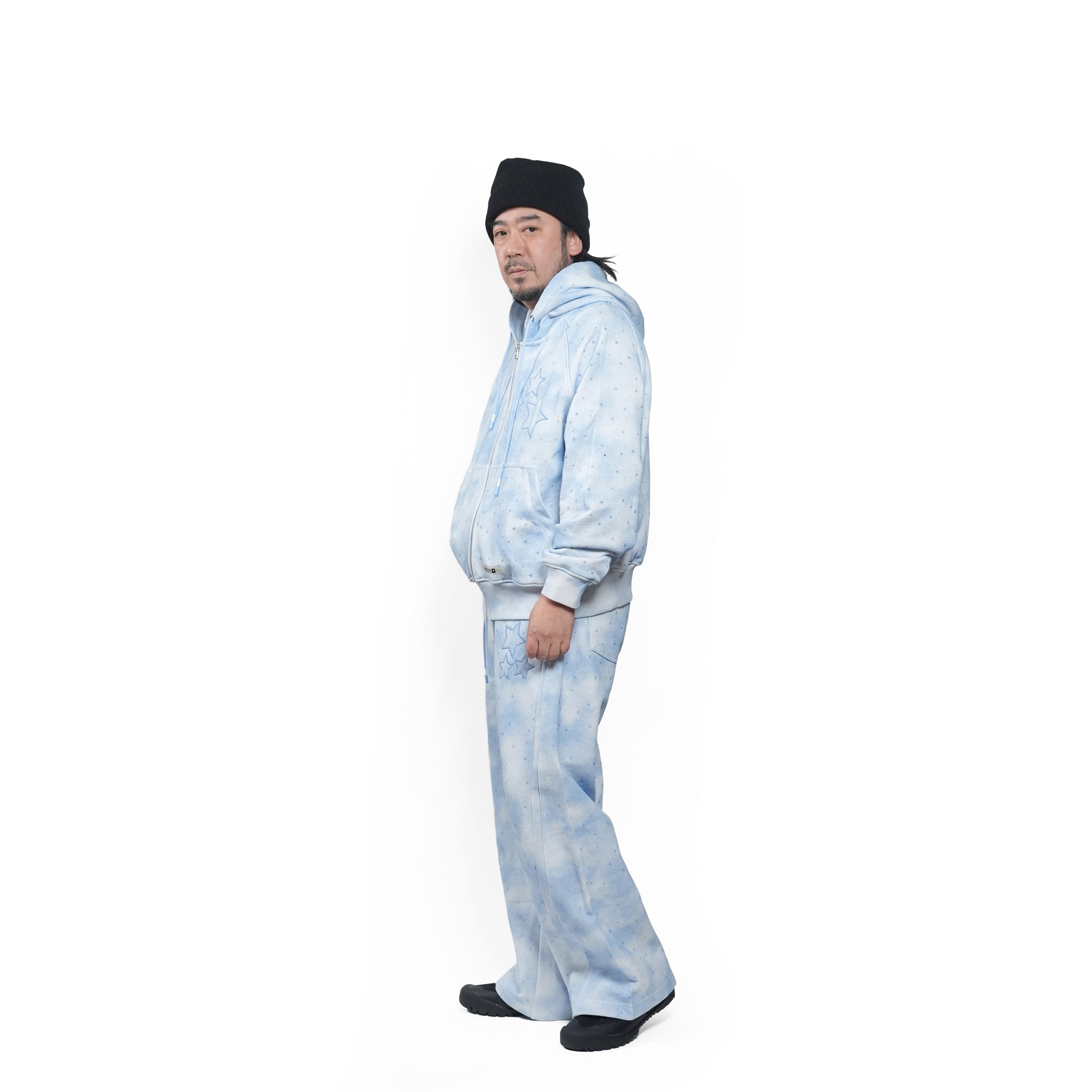 Star zip-up – Sky Blue | PLATEAU STUDIO