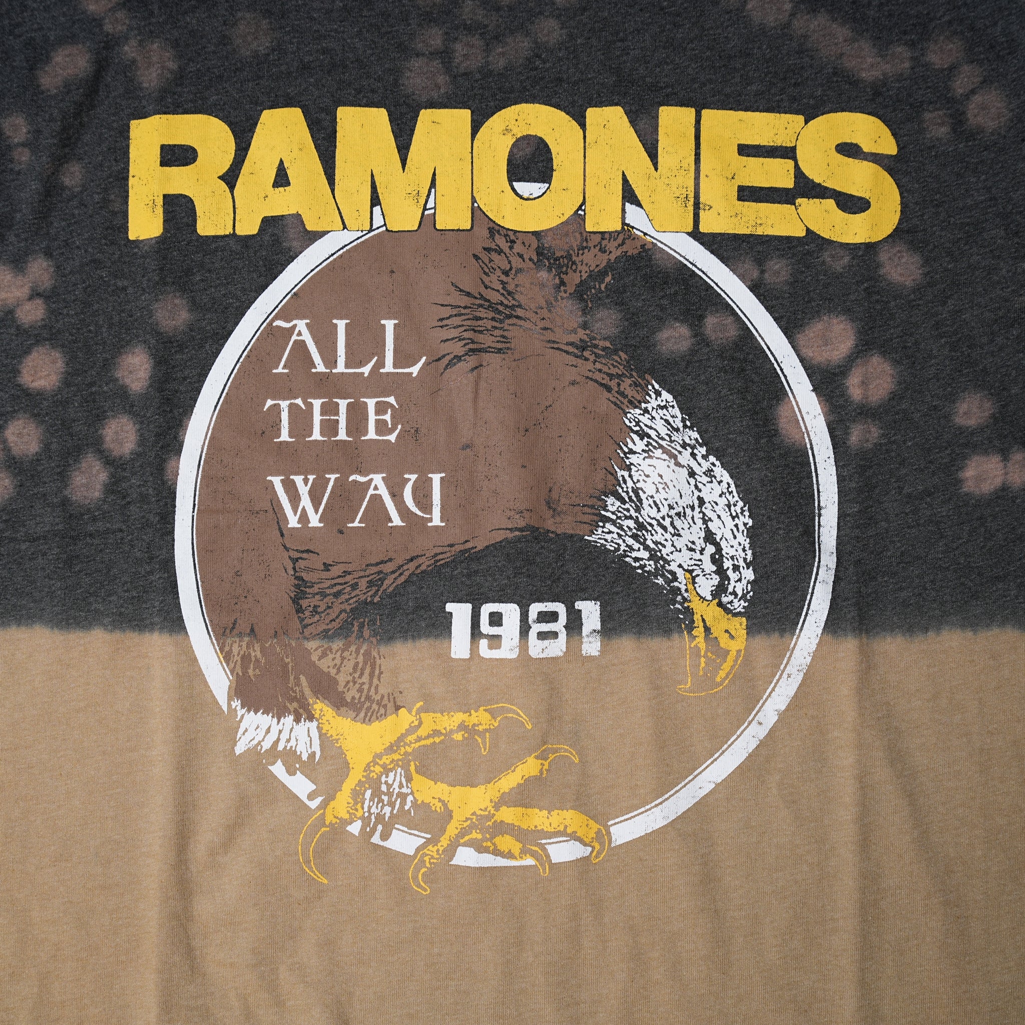 Name:Ramones_All The Way_Uni_BL_Dip-Dye【ROCK OFF】【ネコポス選択可能】