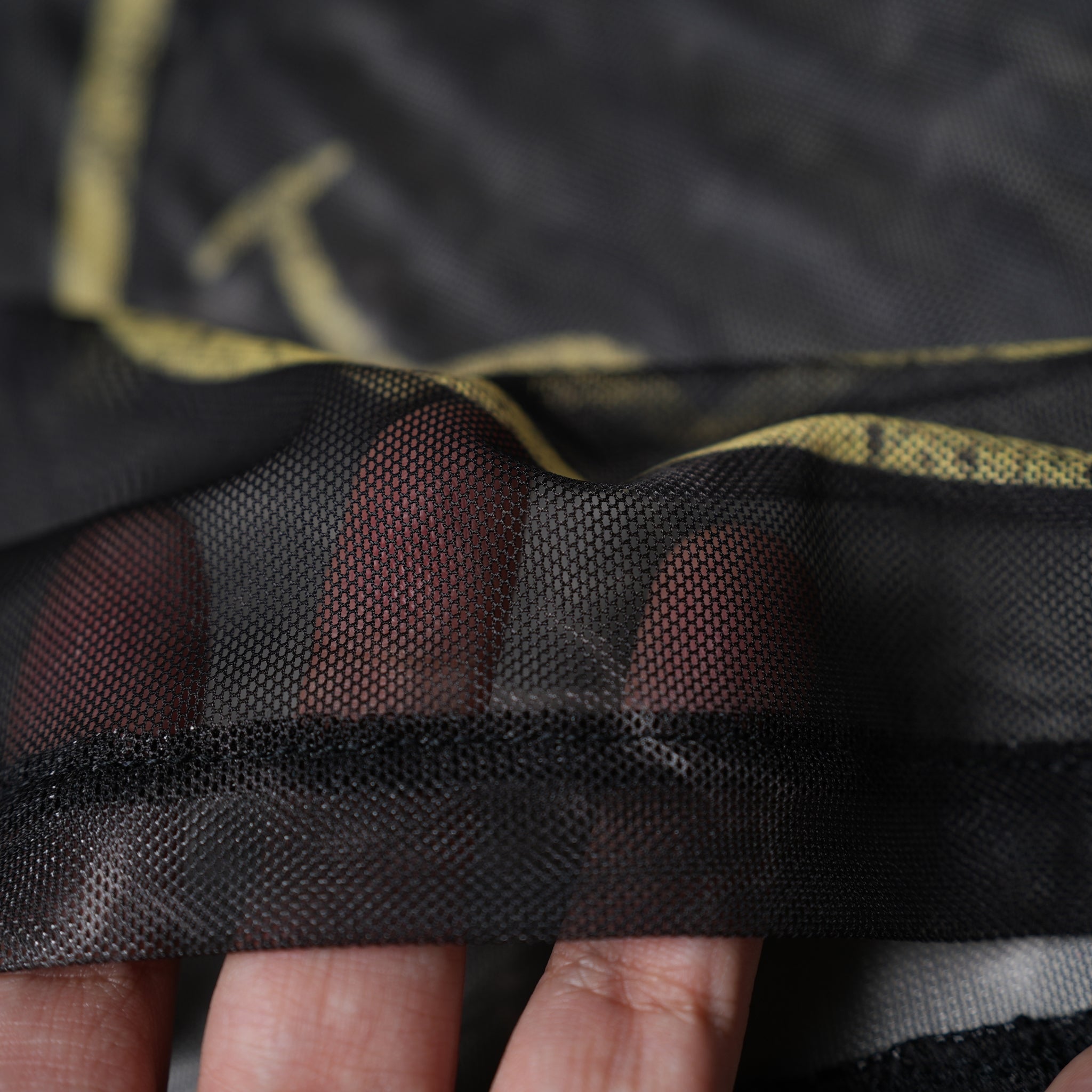 Name:Nirvana_Yellow Smiley_Lady_BL_Mesh Crop【ROCK OFF】【ネコポス選択可能】